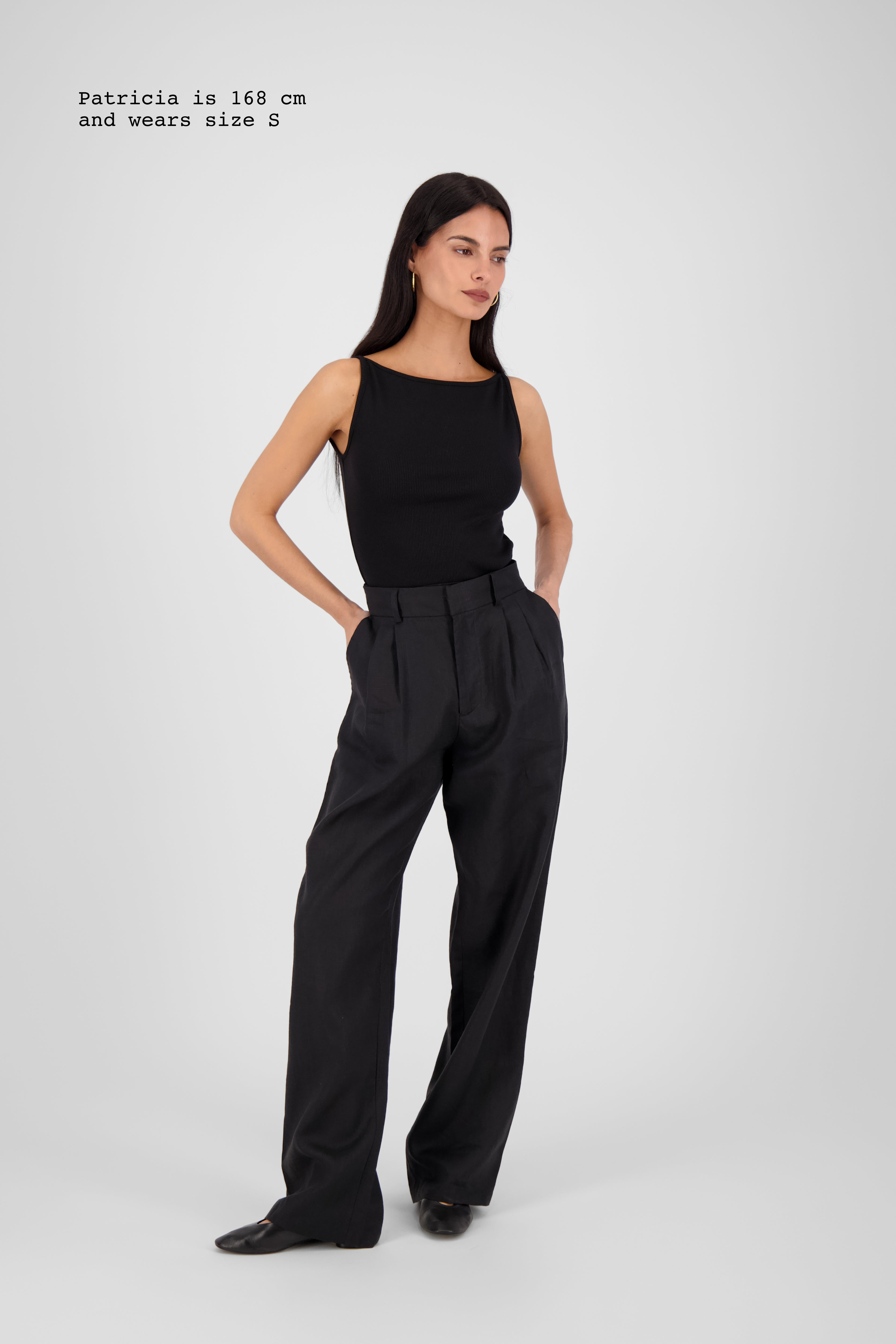 LINEN TAILORED PANTS