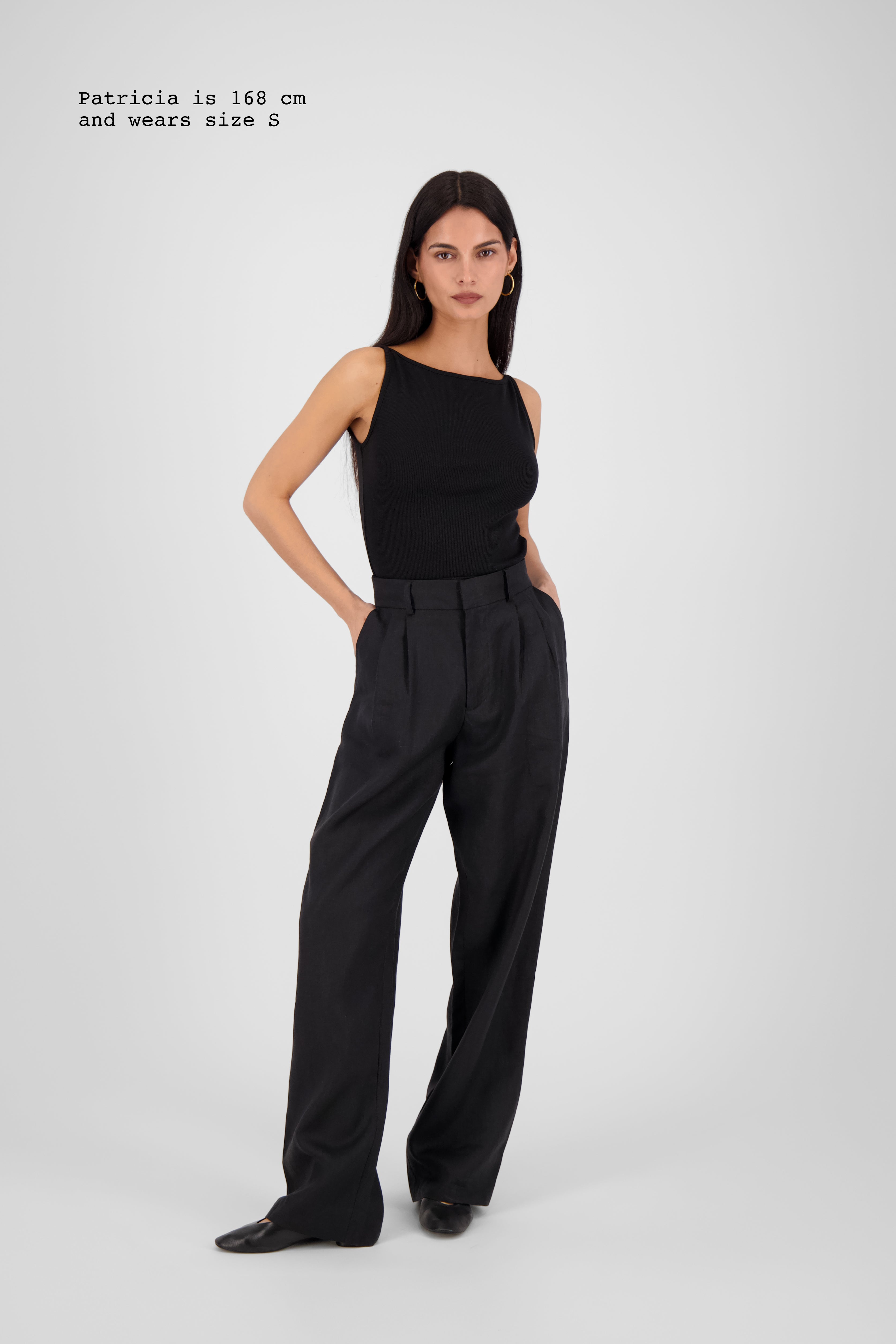 LINEN TAILORED PANTS