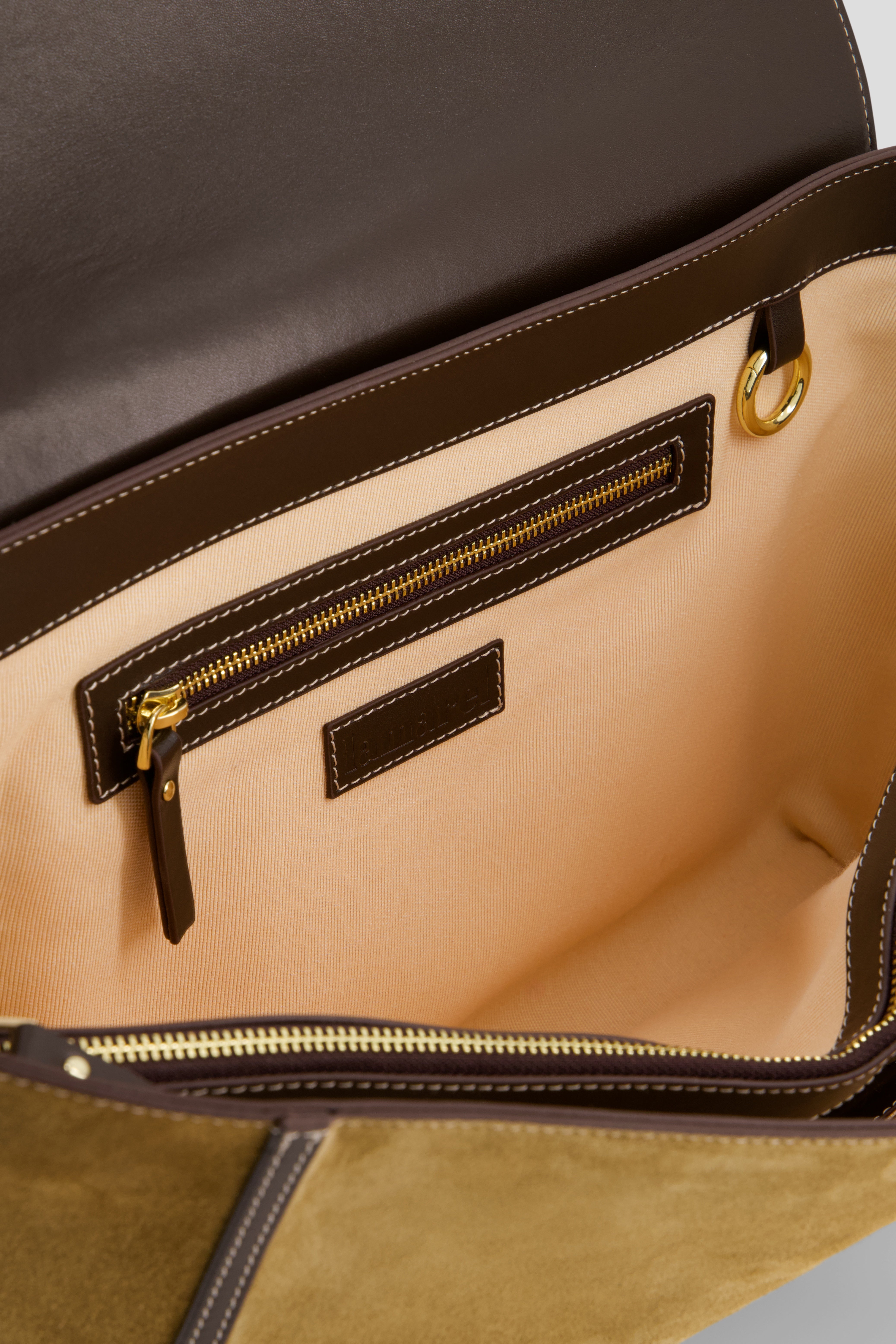 SUEDE BUSINESS BAG