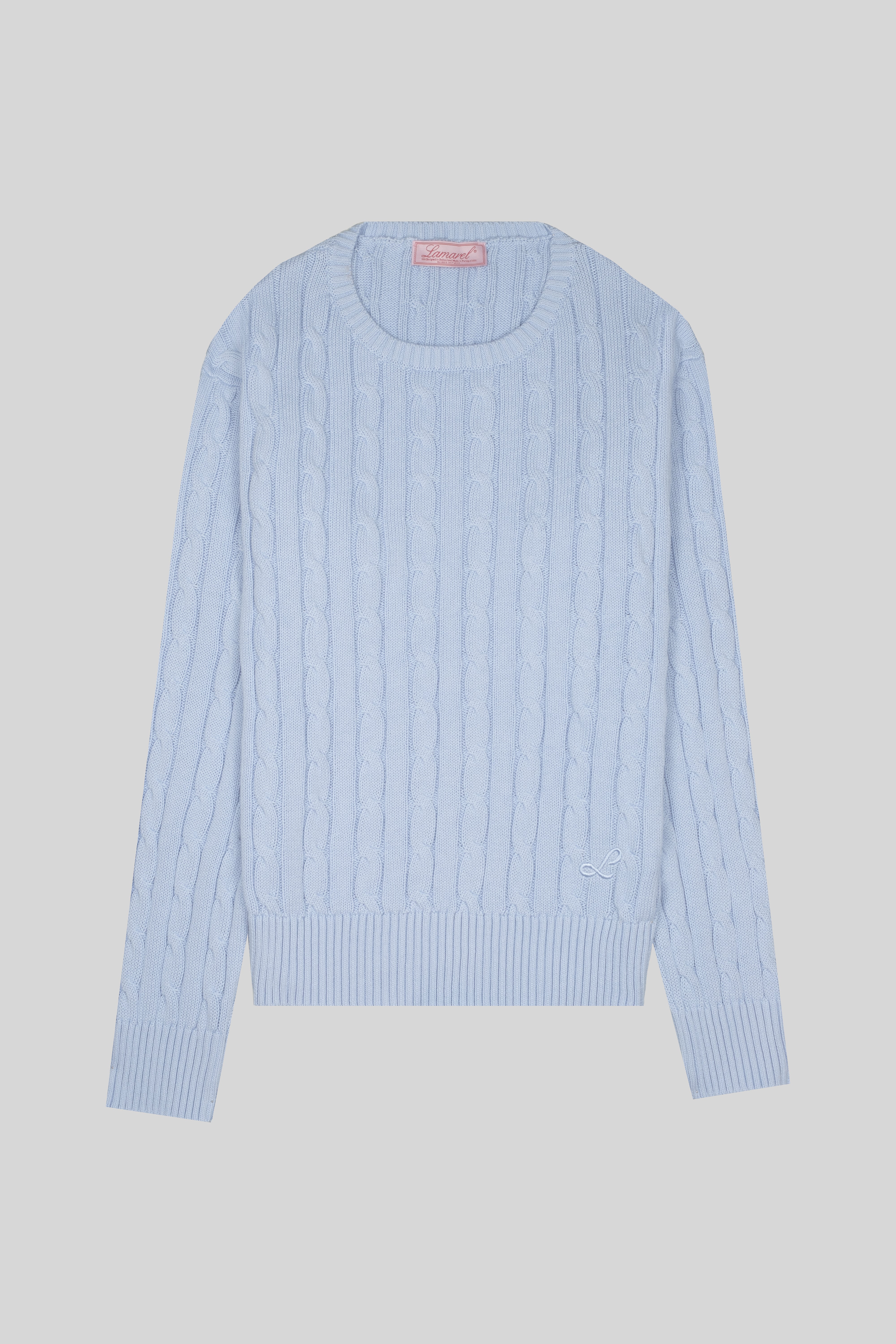 CABLE-KNIT SWEATER