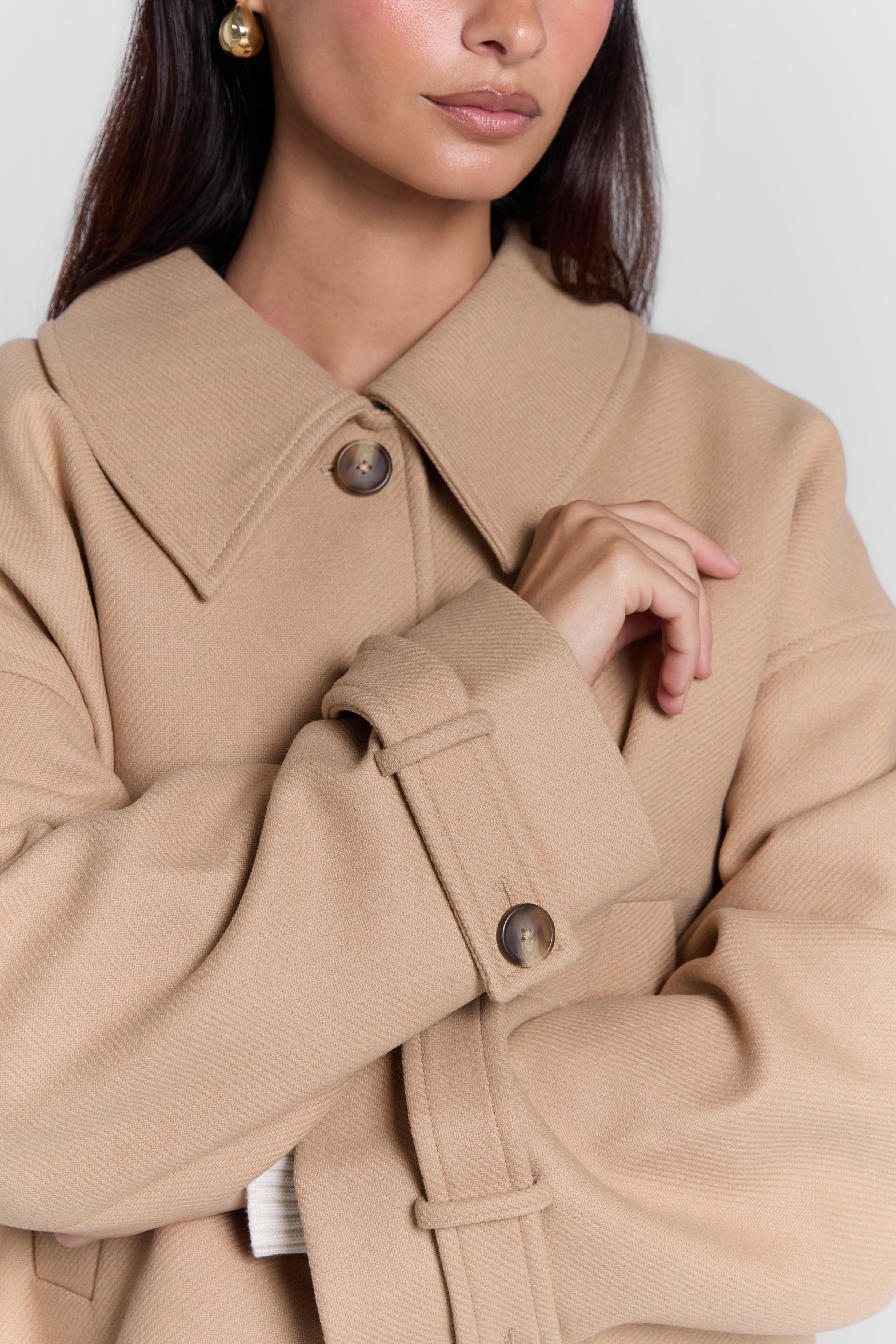 CROPPED COAT