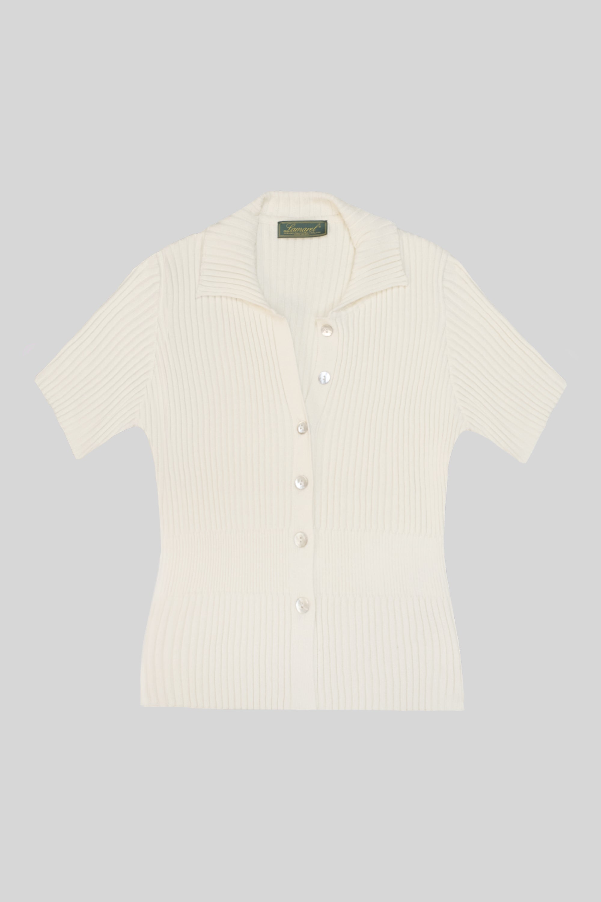 KNIT BUTTONED TOP