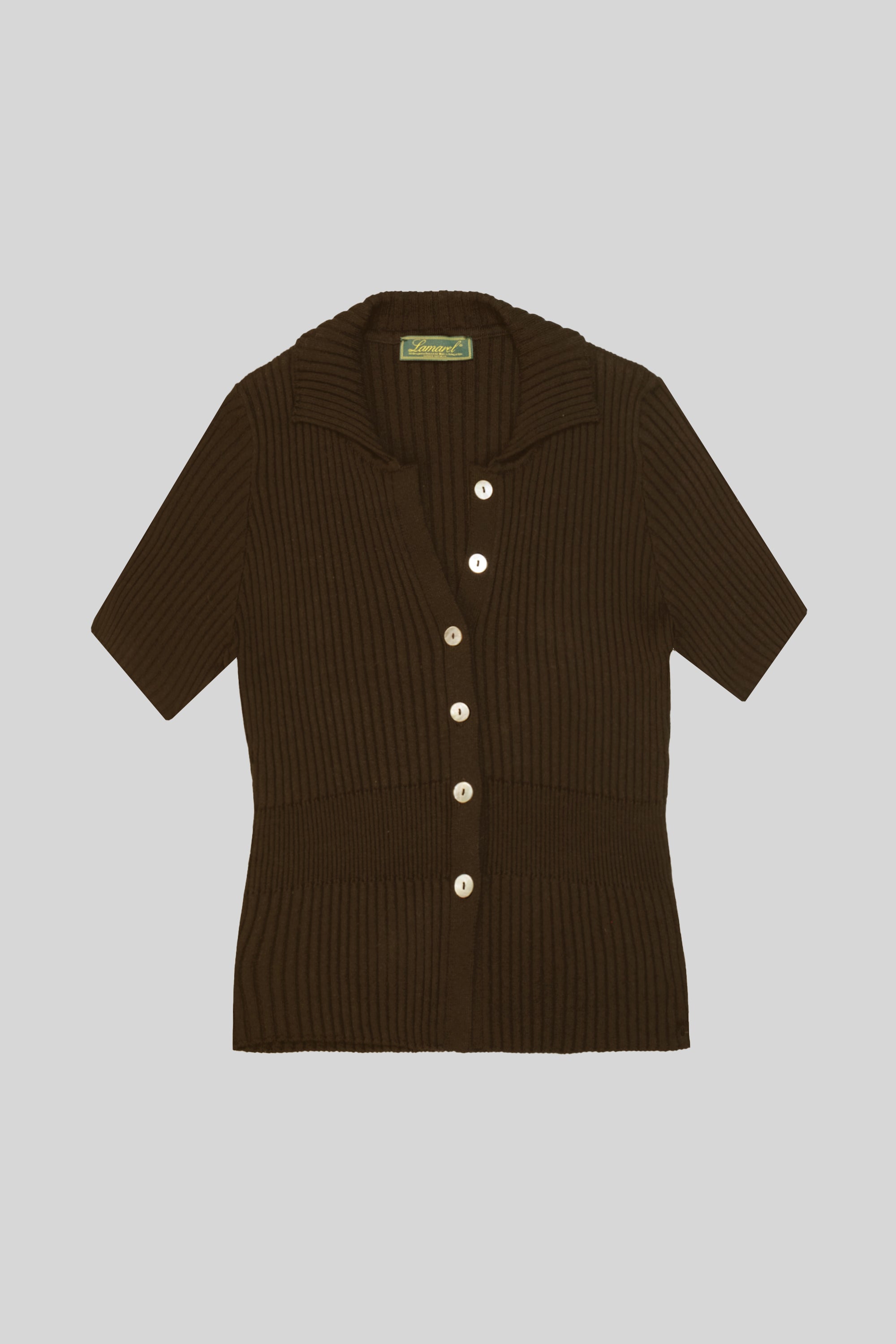 KNIT BUTTONED TOP