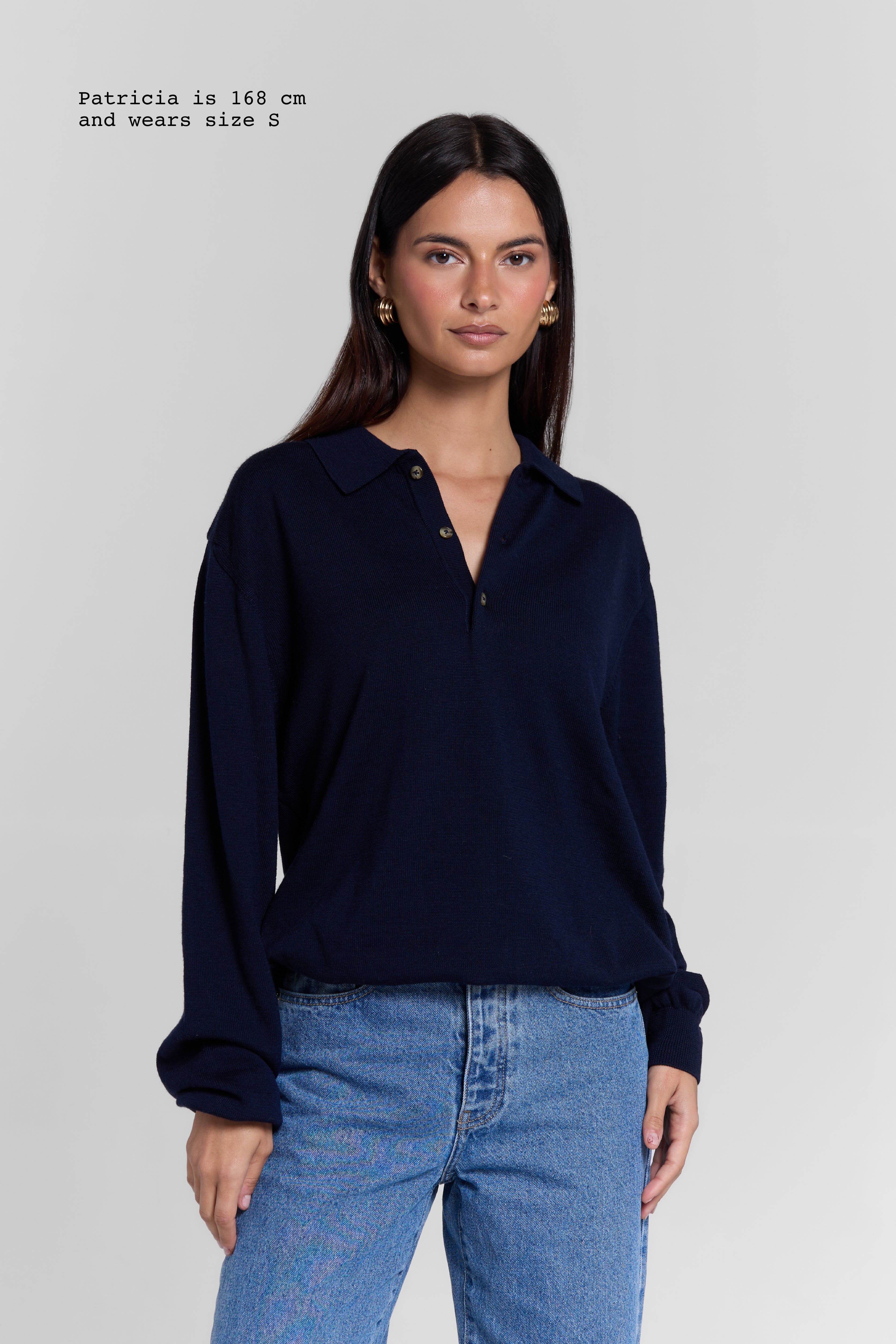 MERINO WOOL POLO