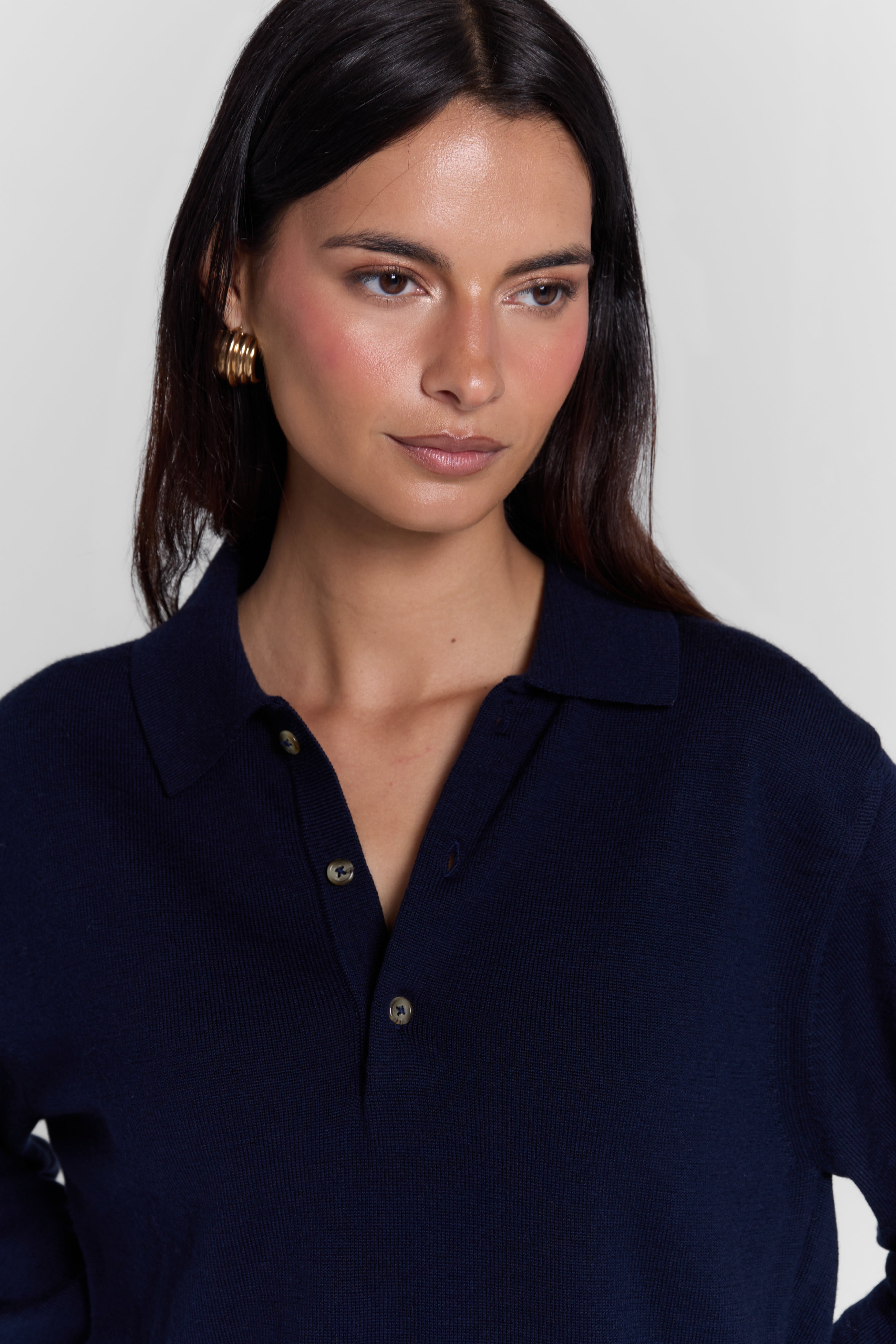 MERINO WOOL POLO