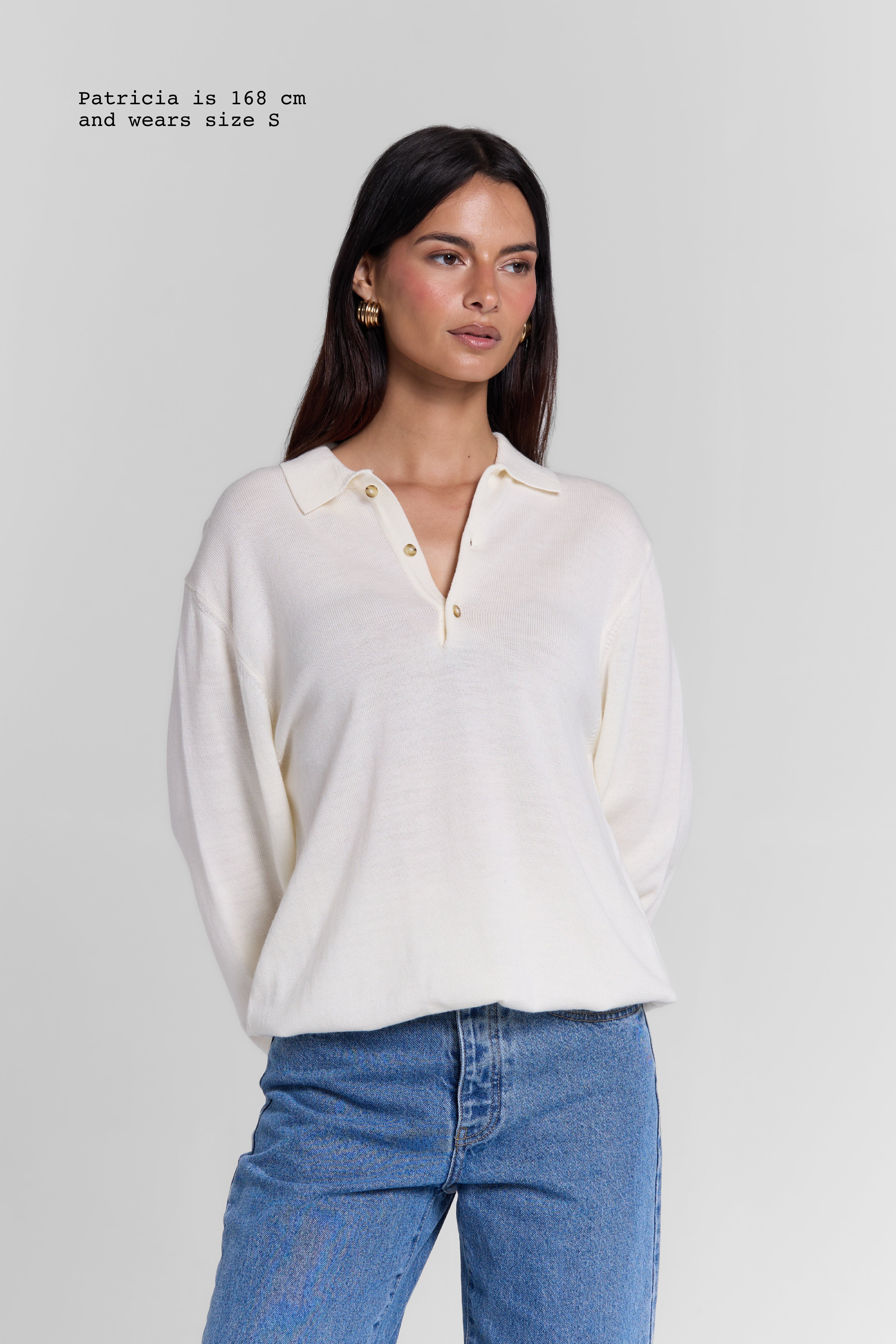 MERINO WOOL POLO