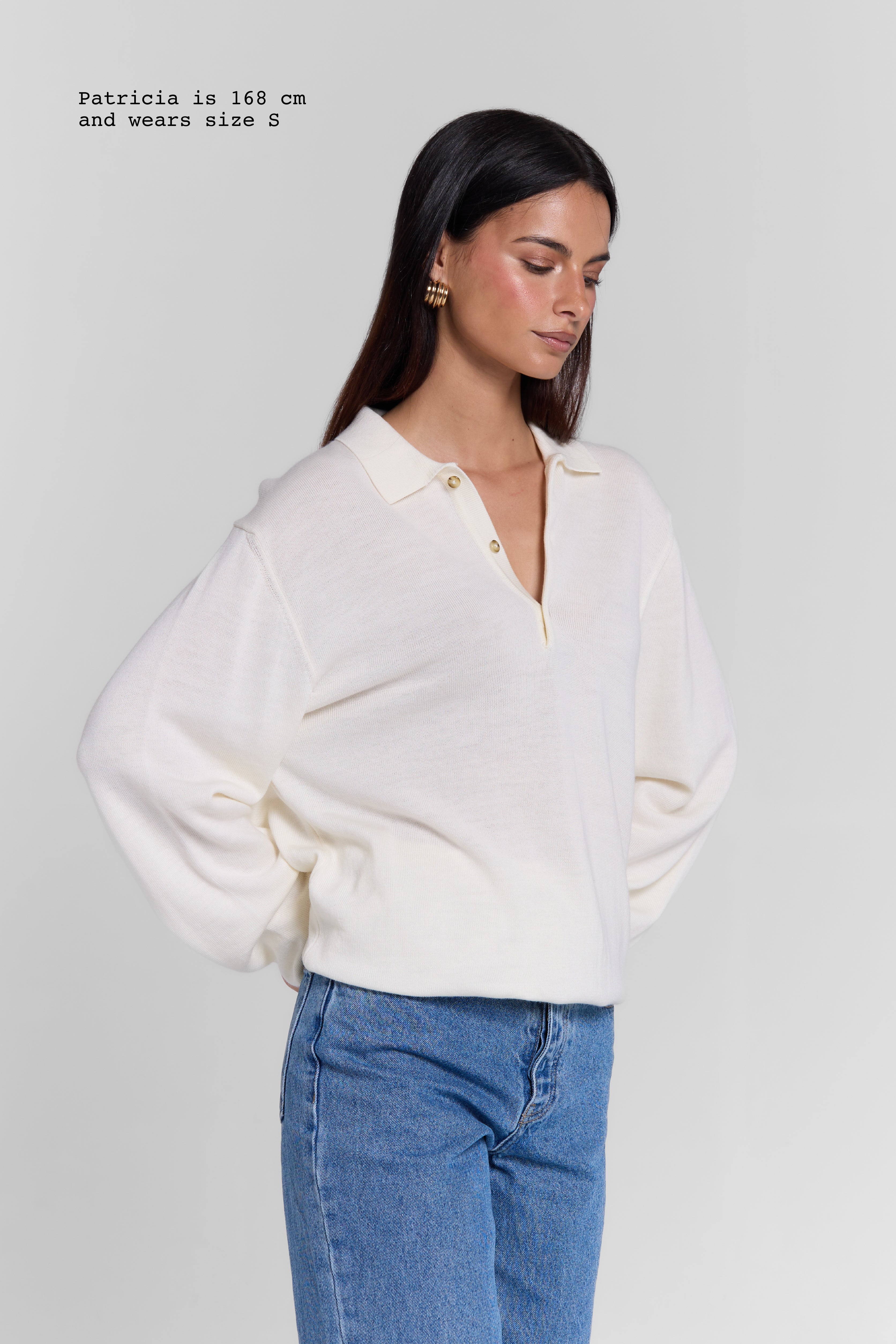 MERINO WOOL POLO