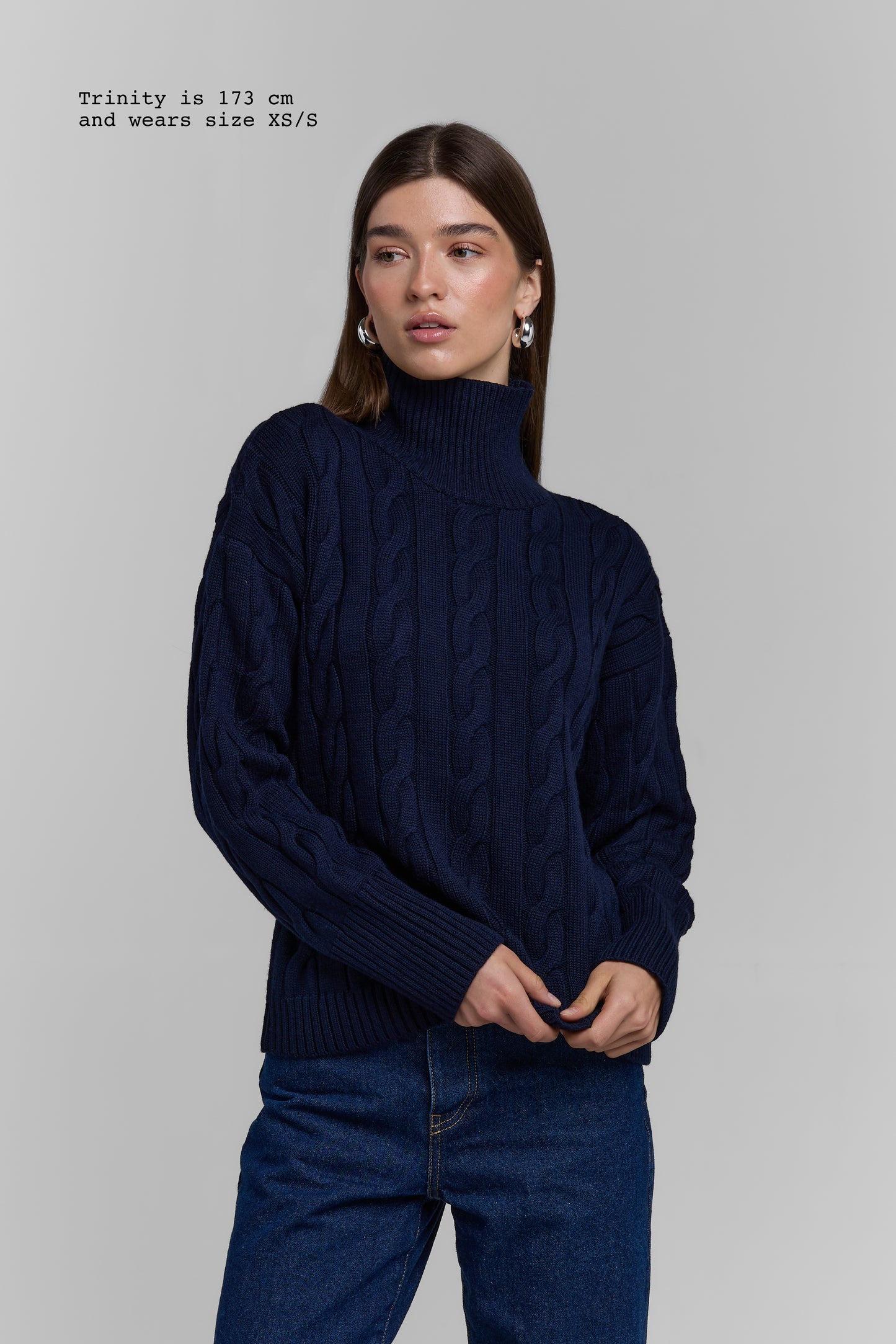 MERINO WOOL TURTLENECK SWEATER