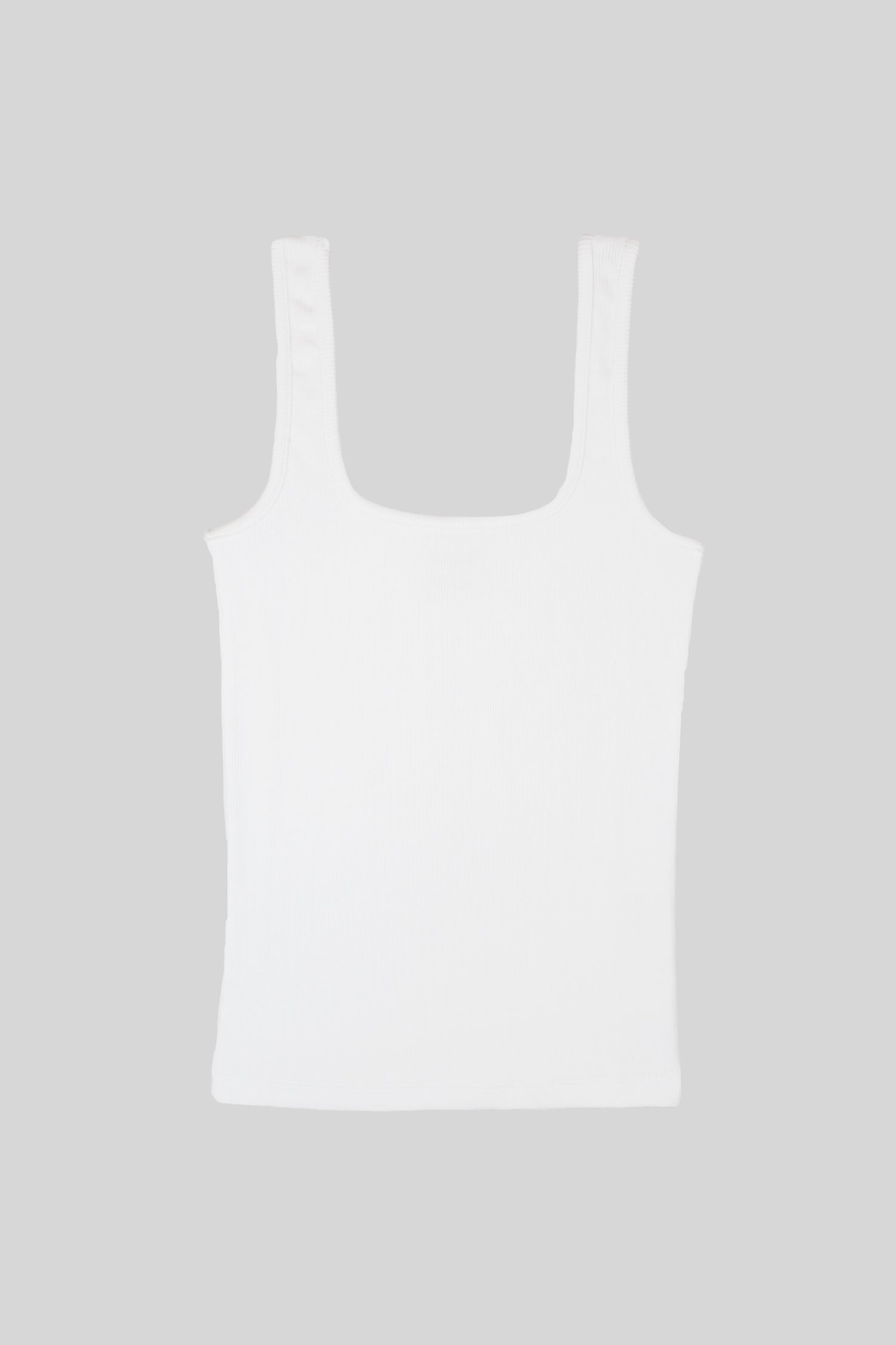 RIBBED SQUARED TOP
