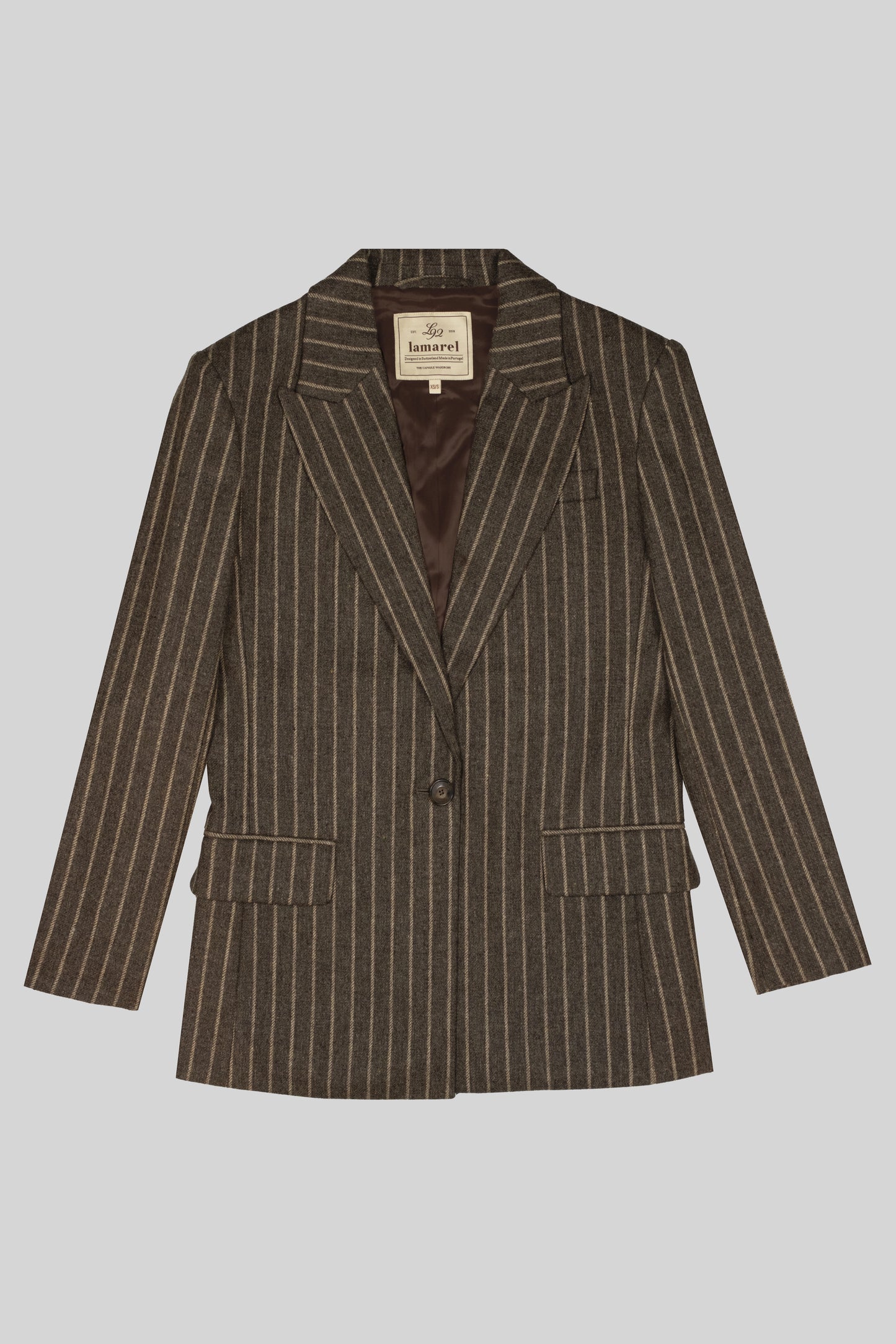 STRIPED BLAZER