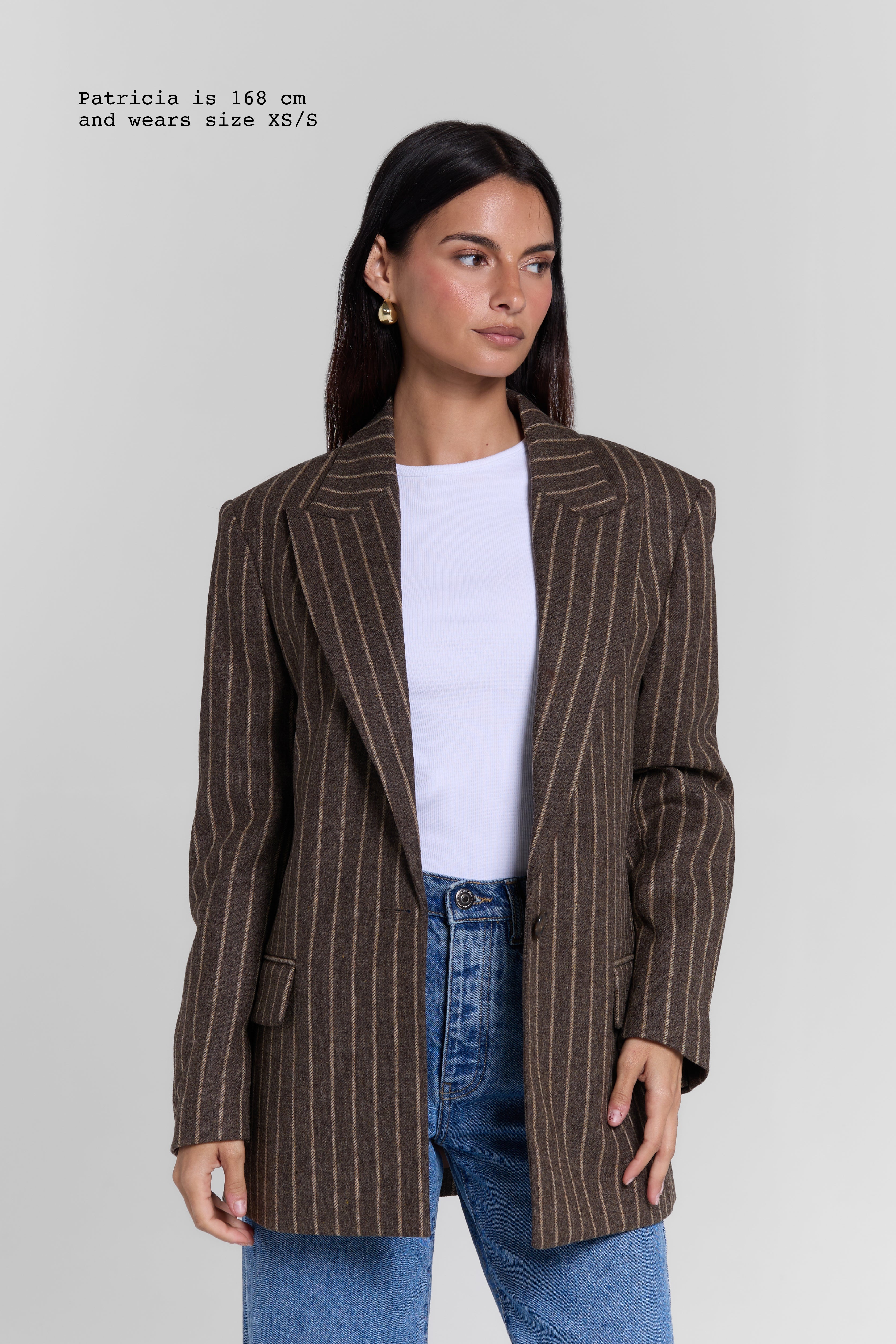 STRIPED BLAZER