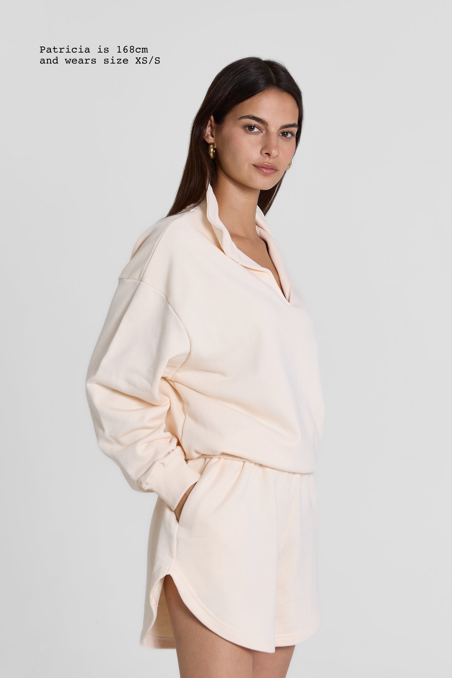 V-NECK SWEATER NO FLEECE