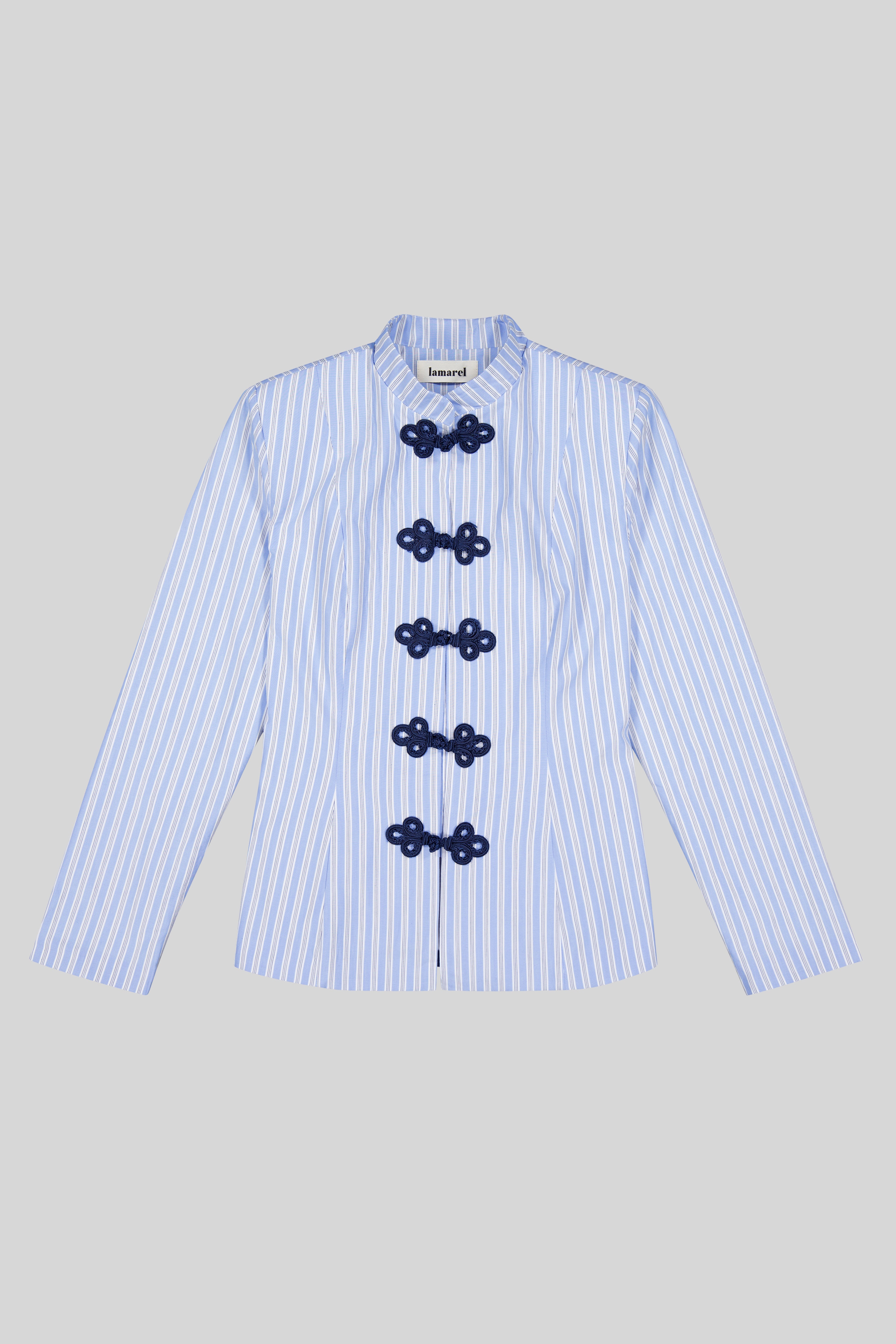 FITTED SHIRT WITH FASTENINGS