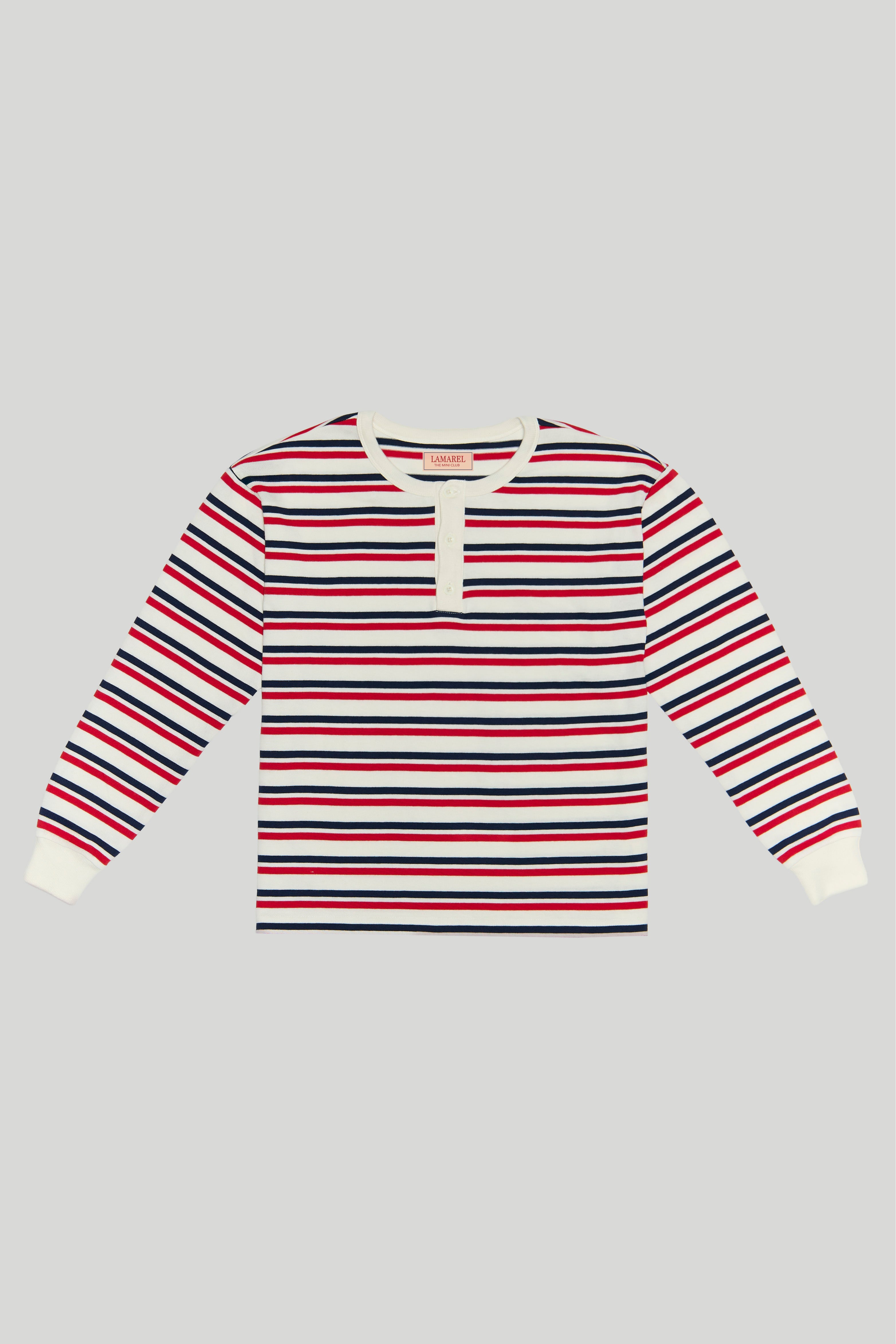 MINI HENLEY LONG SLEEVE TOP