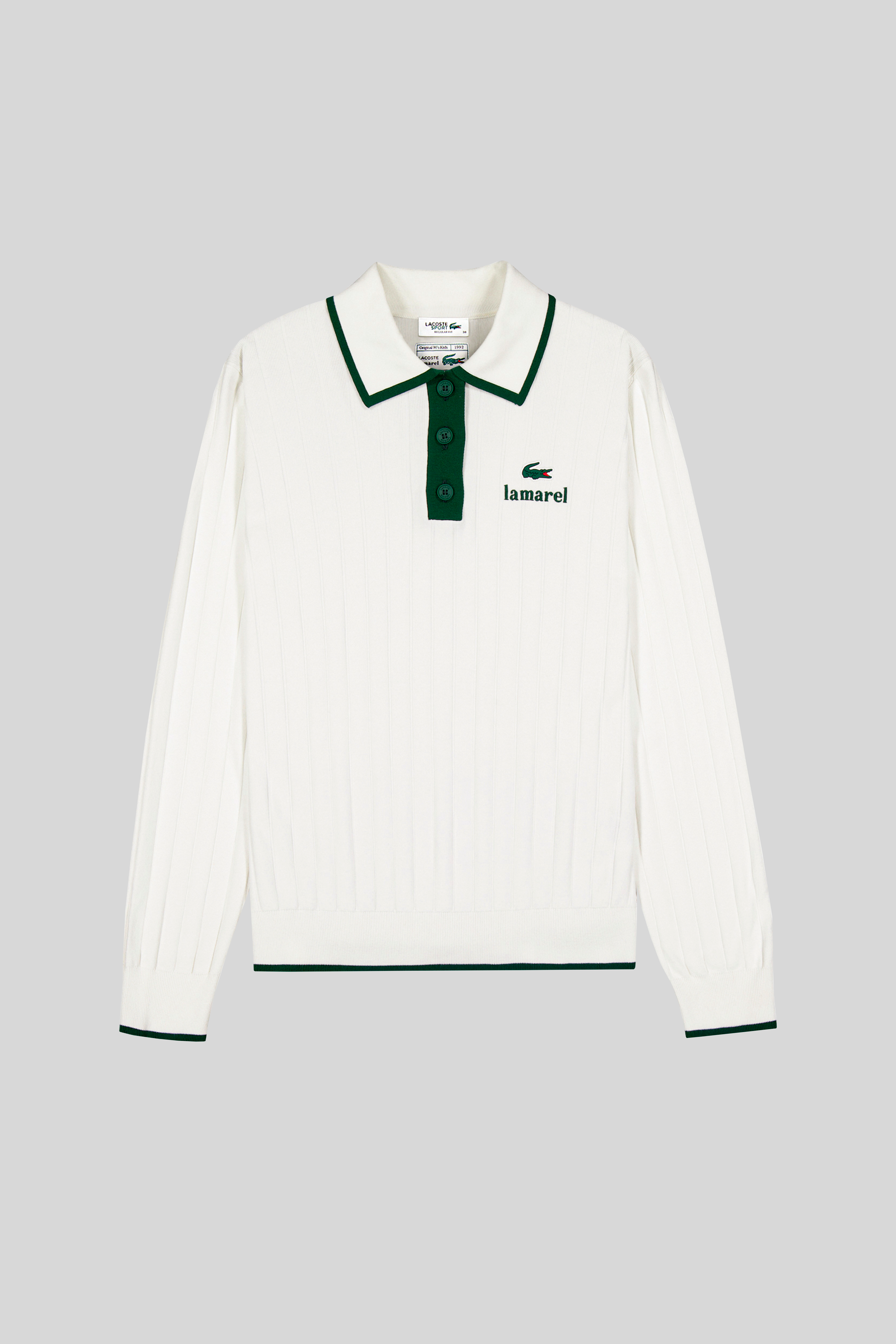LACOSTE X LAMAREL KNIT POLO