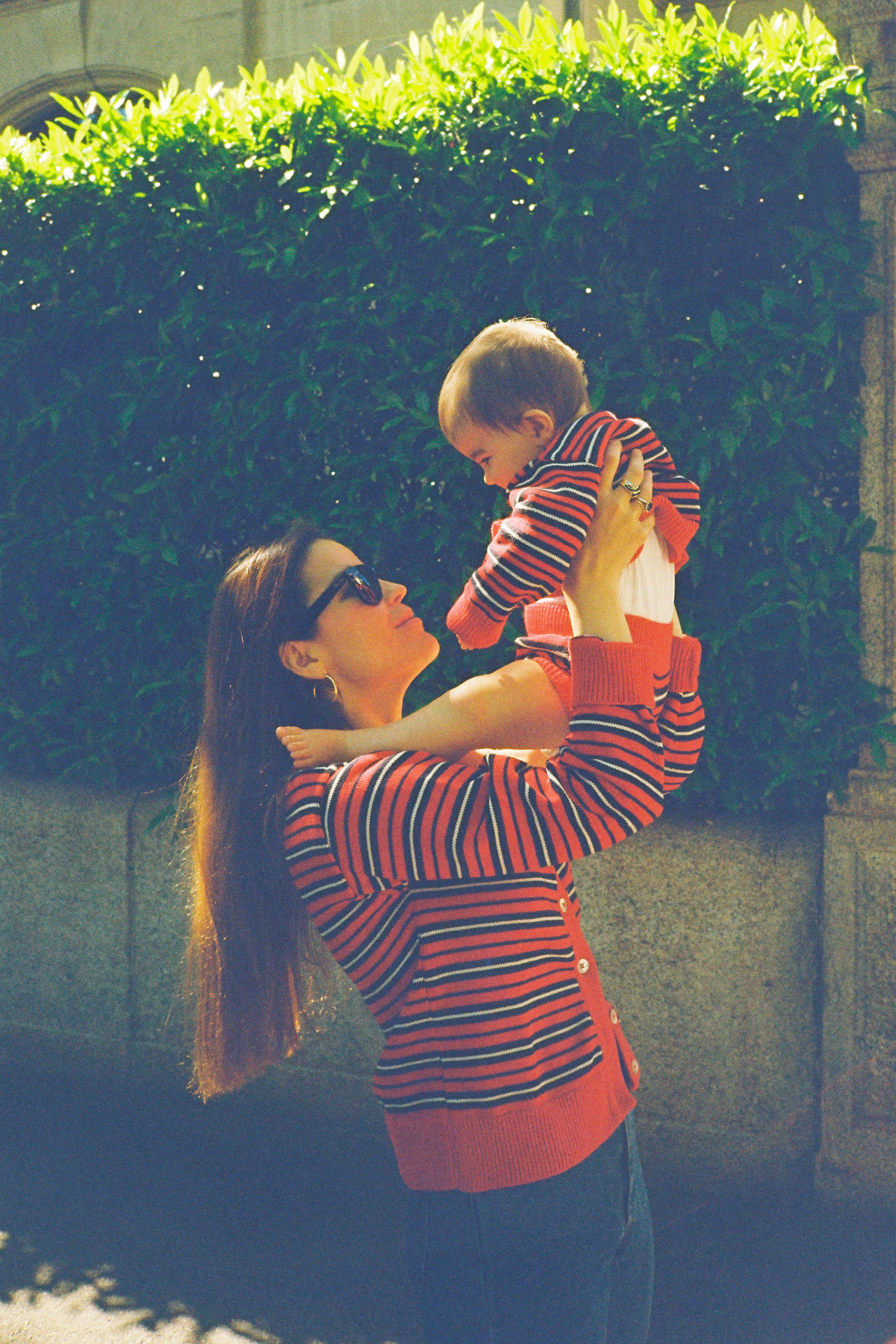 BABY STRIPED KNIT SHORTS