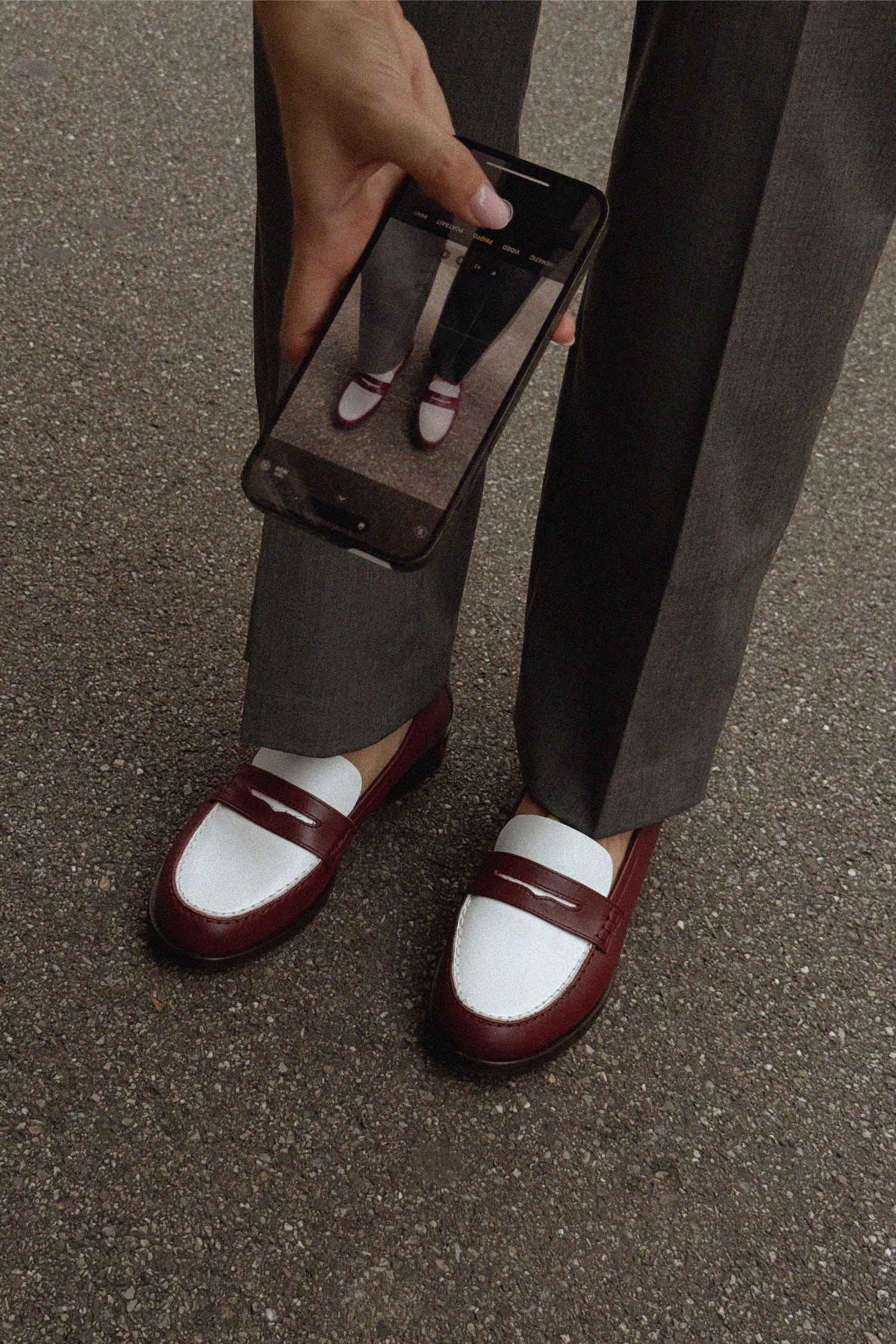 BI-COLOR LOAFERS