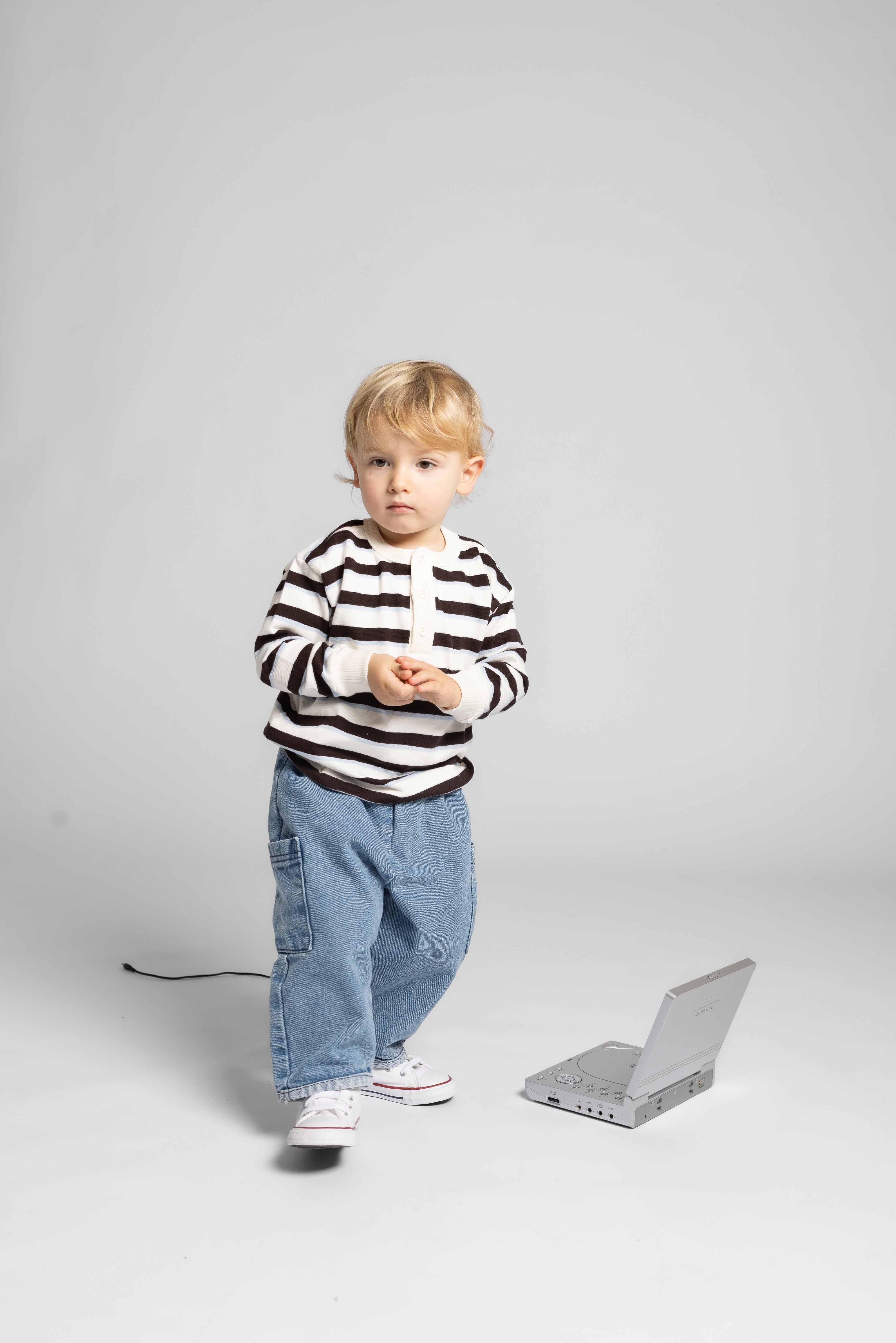 MINI HENLEY LONG SLEEVE TOP