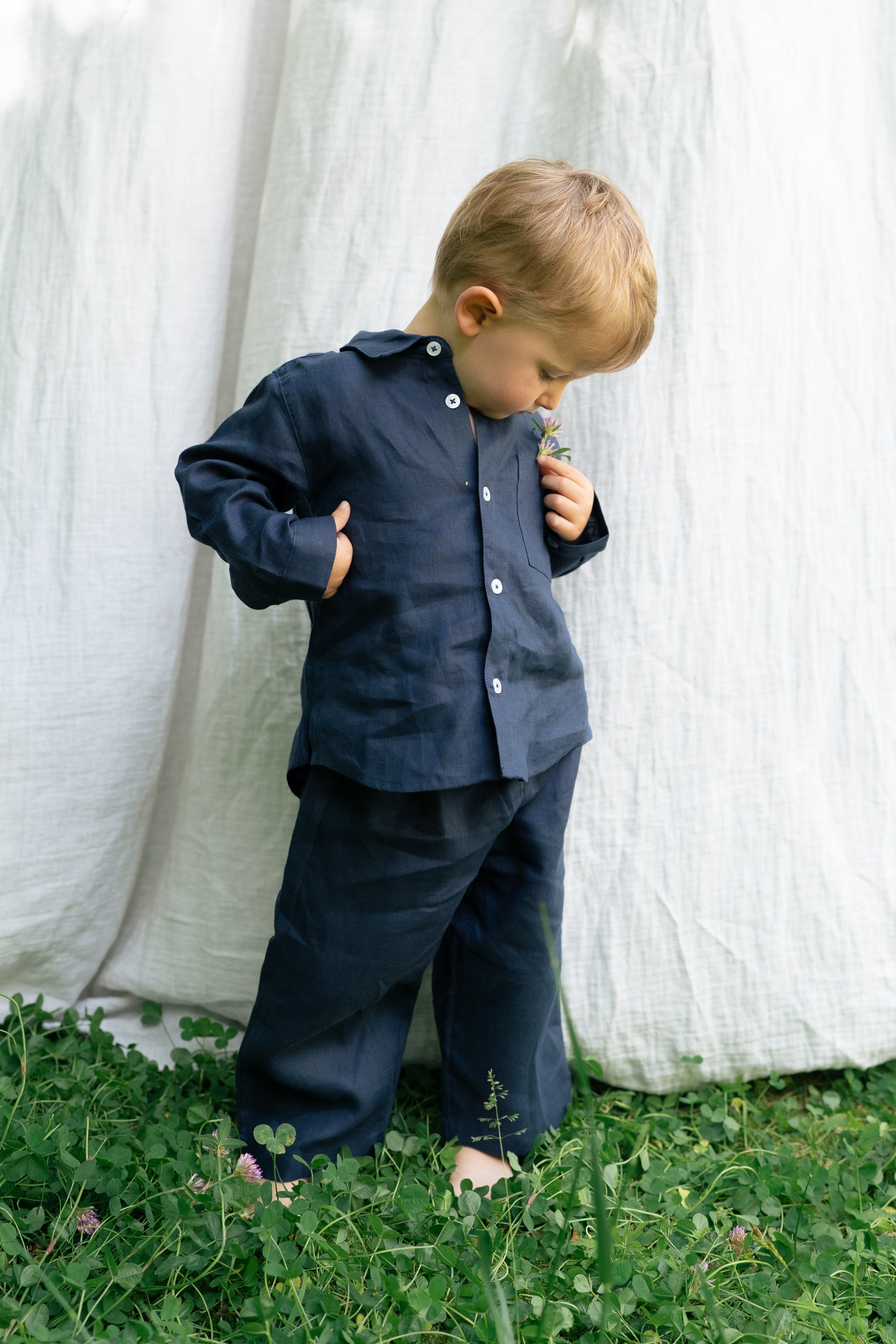 MINI LINEN PANTS