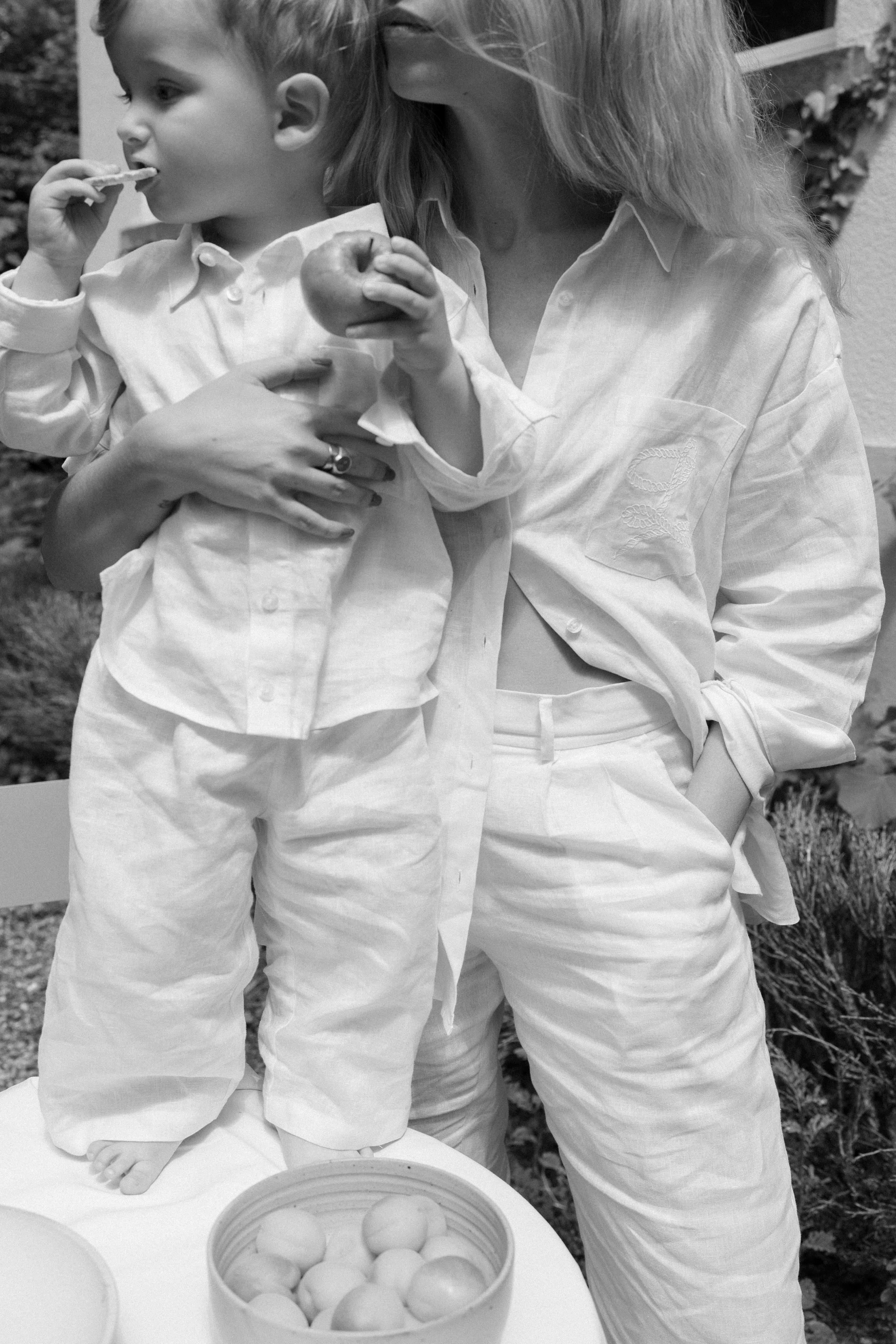 MINI LINEN PANTS