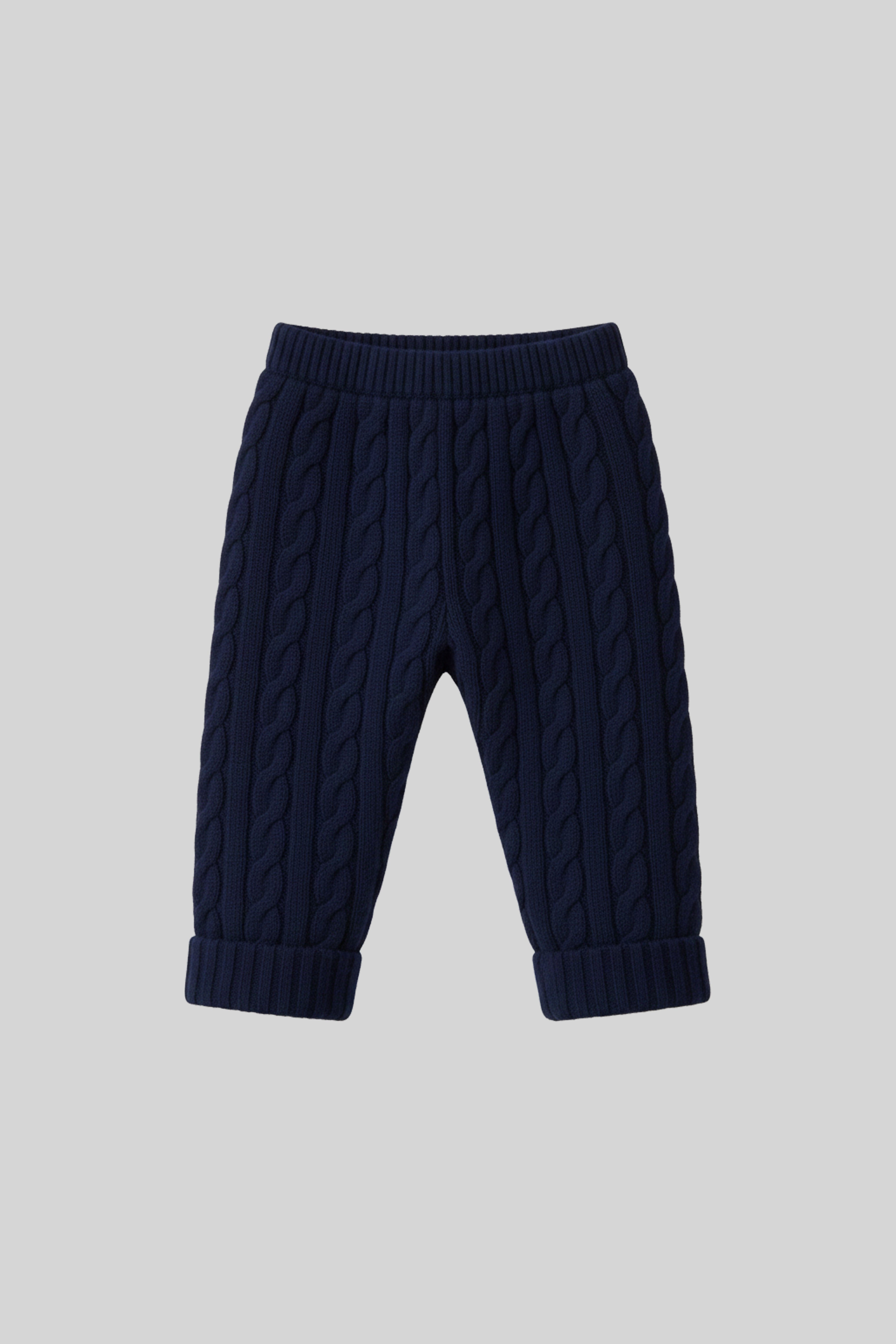MINI CABLE-KNIT PANTS