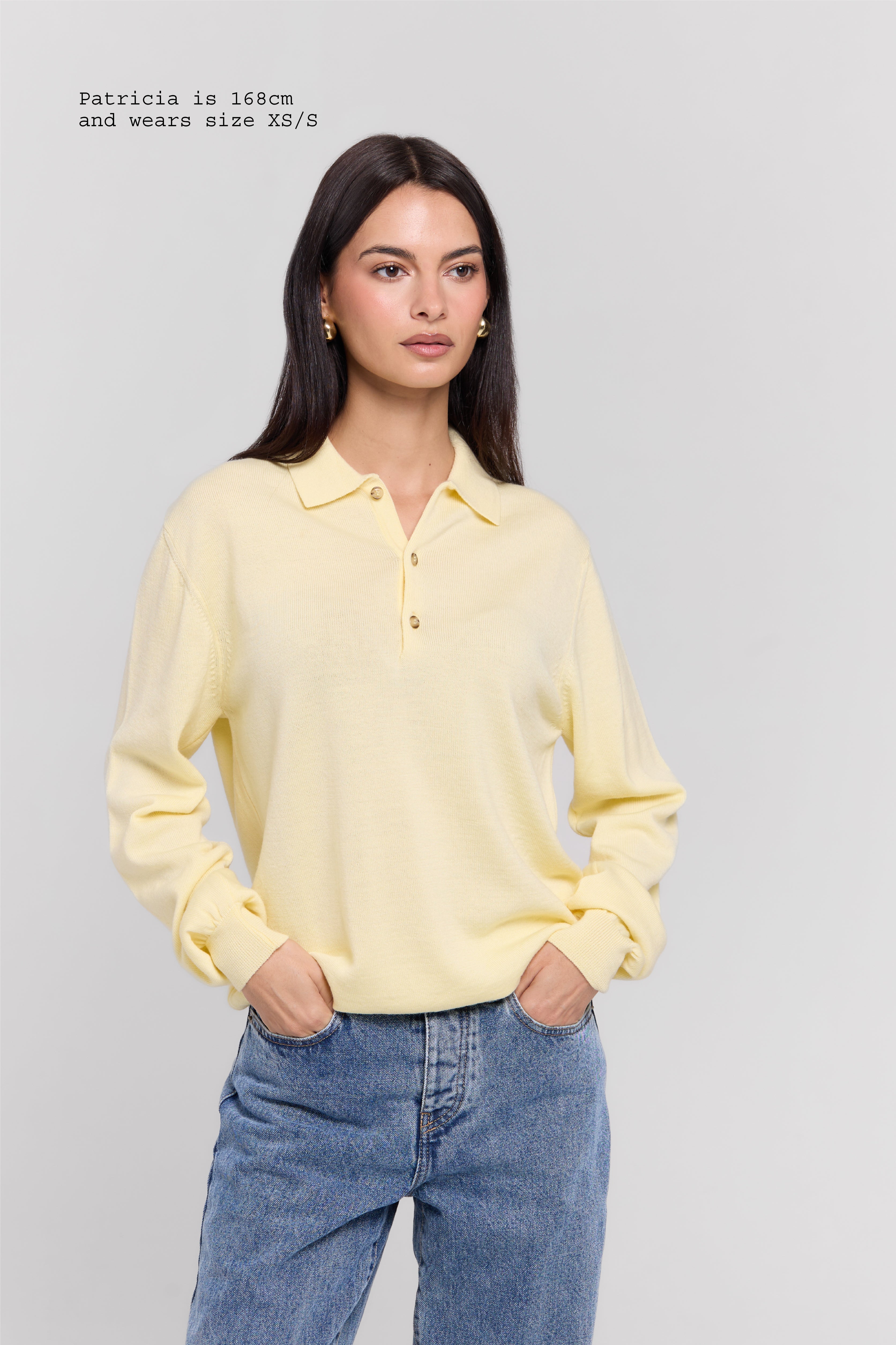 MERINO WOOL POLO