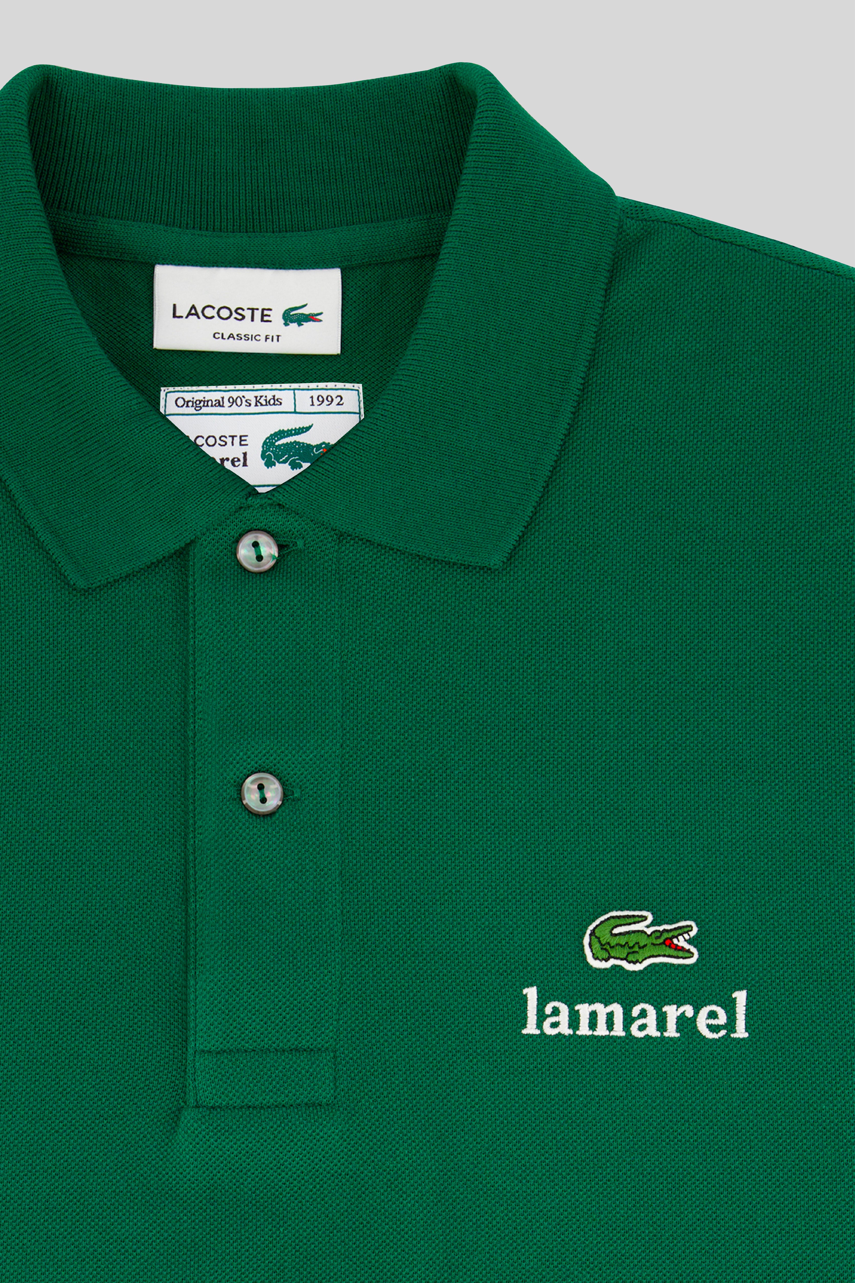 LACOSTE X LAMAREL LONG SLEEVED POLO SHIRT