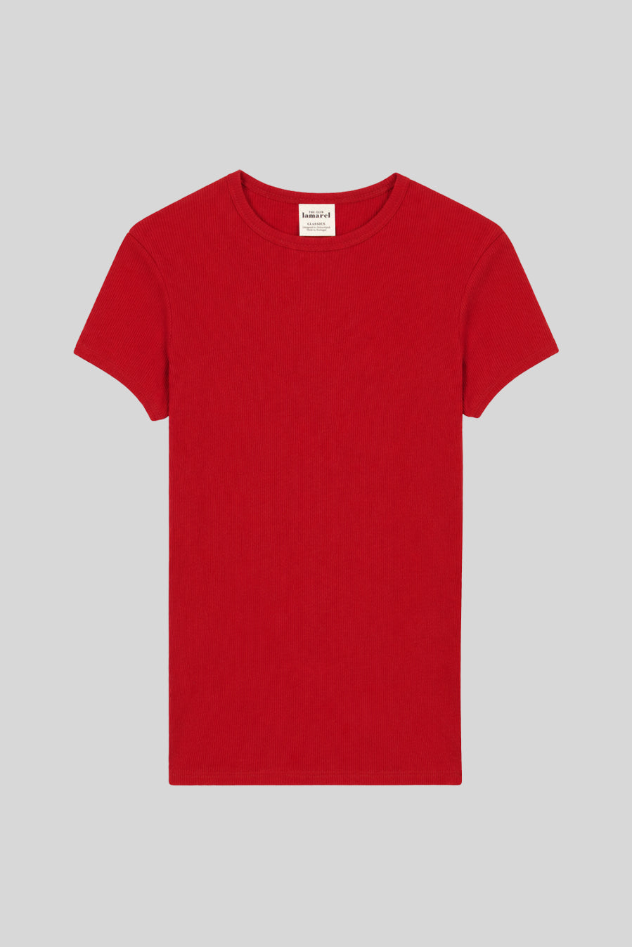RIBBED T-SHIRT