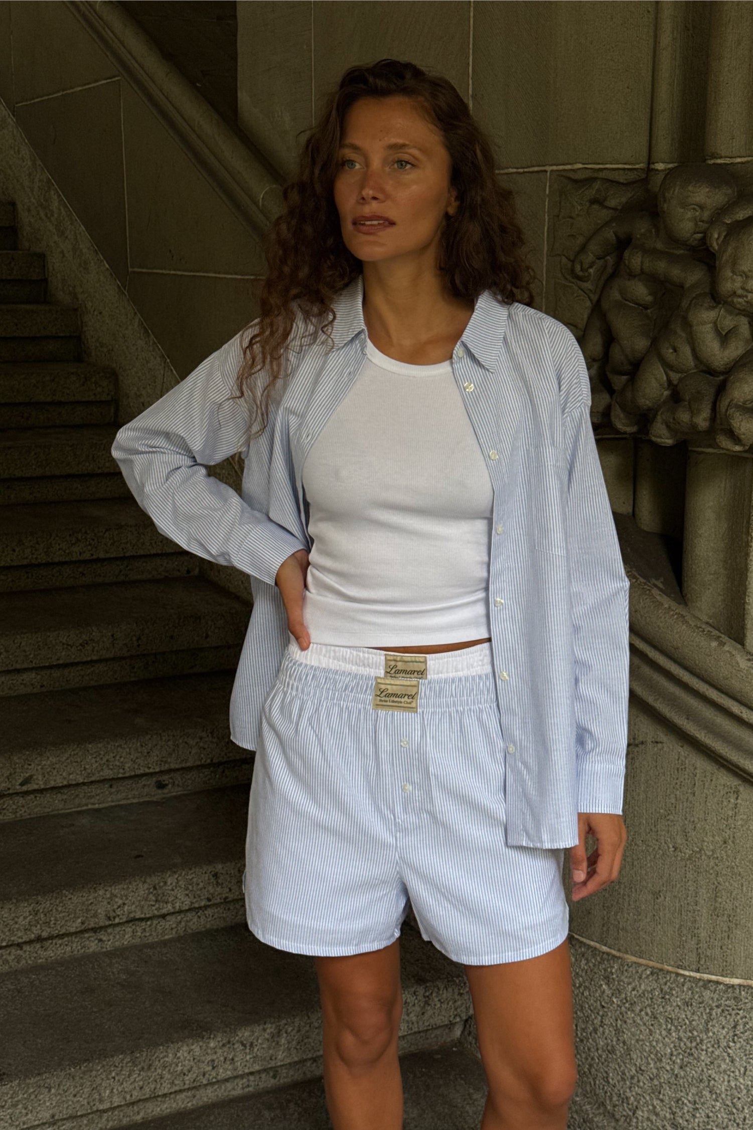 BUTTONED BOXERSHORTS