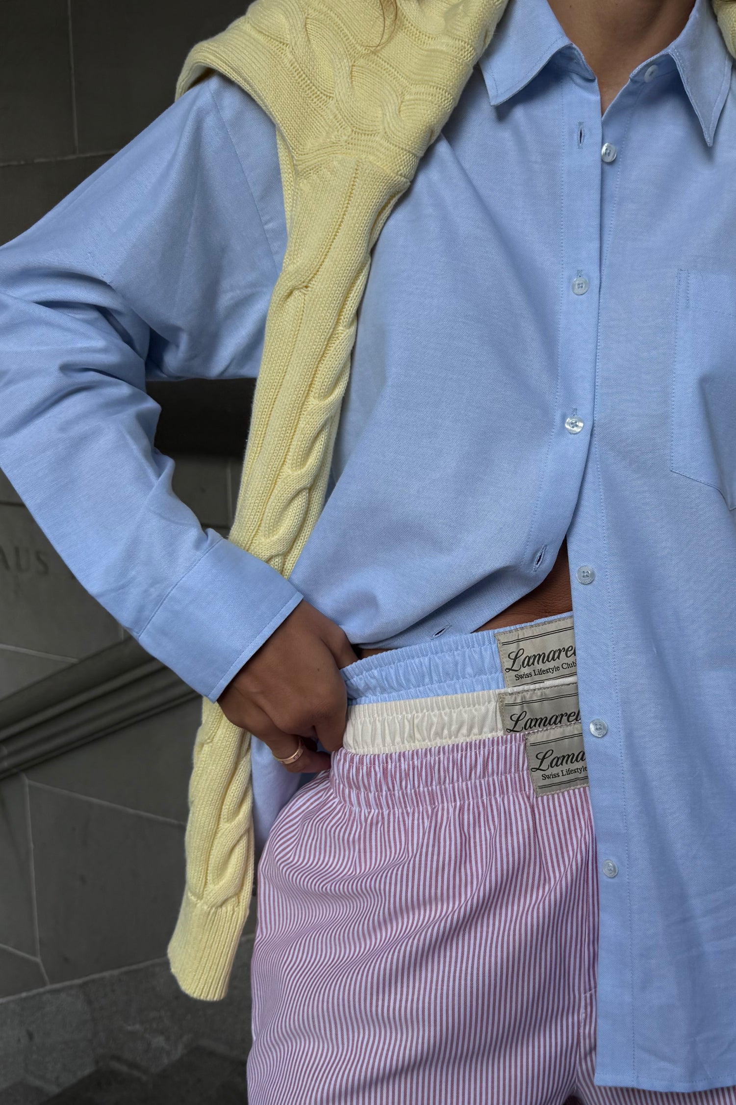 BUTTONED BOXERSHORTS