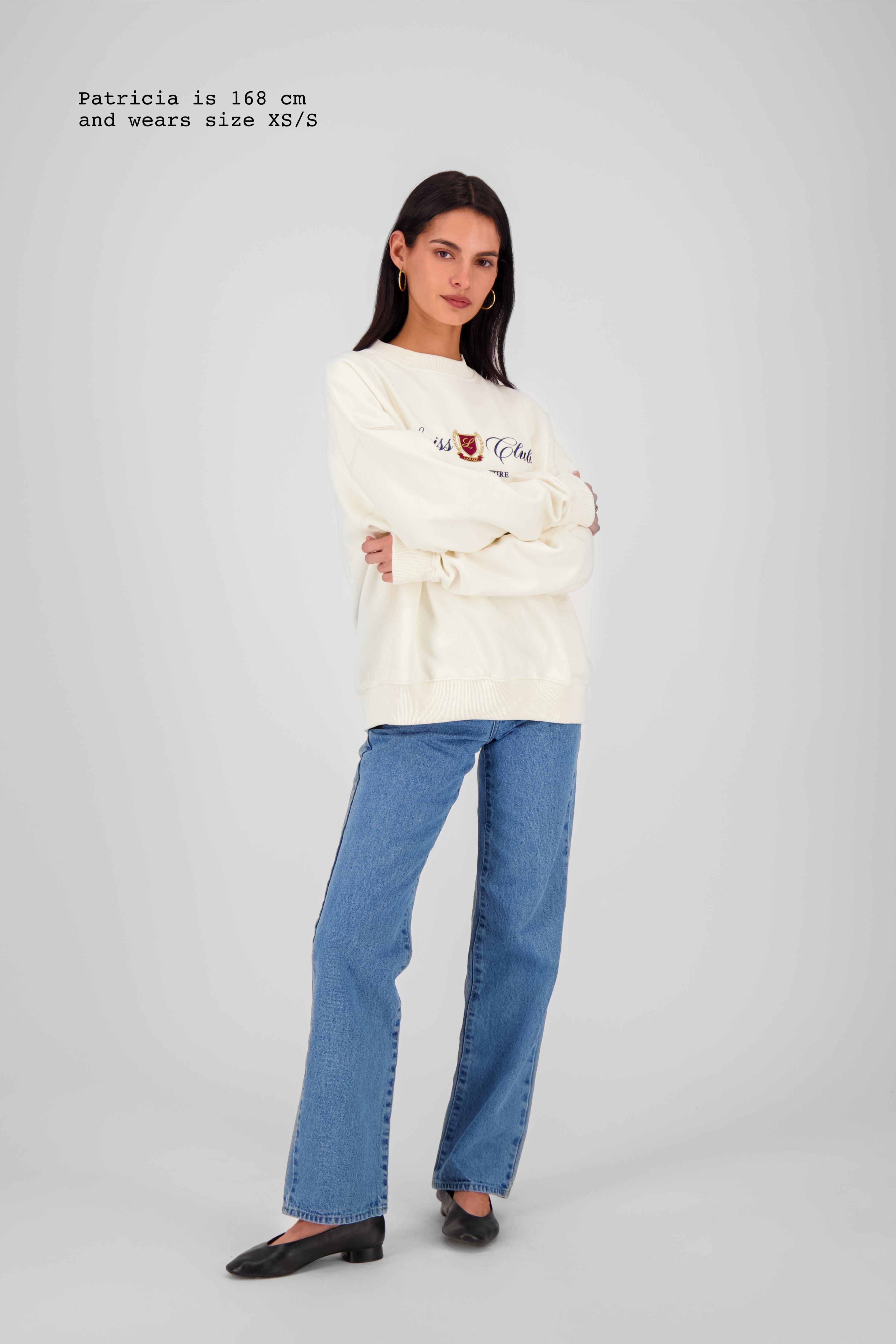 SWISS CLUB OVERSIZED SWEATER