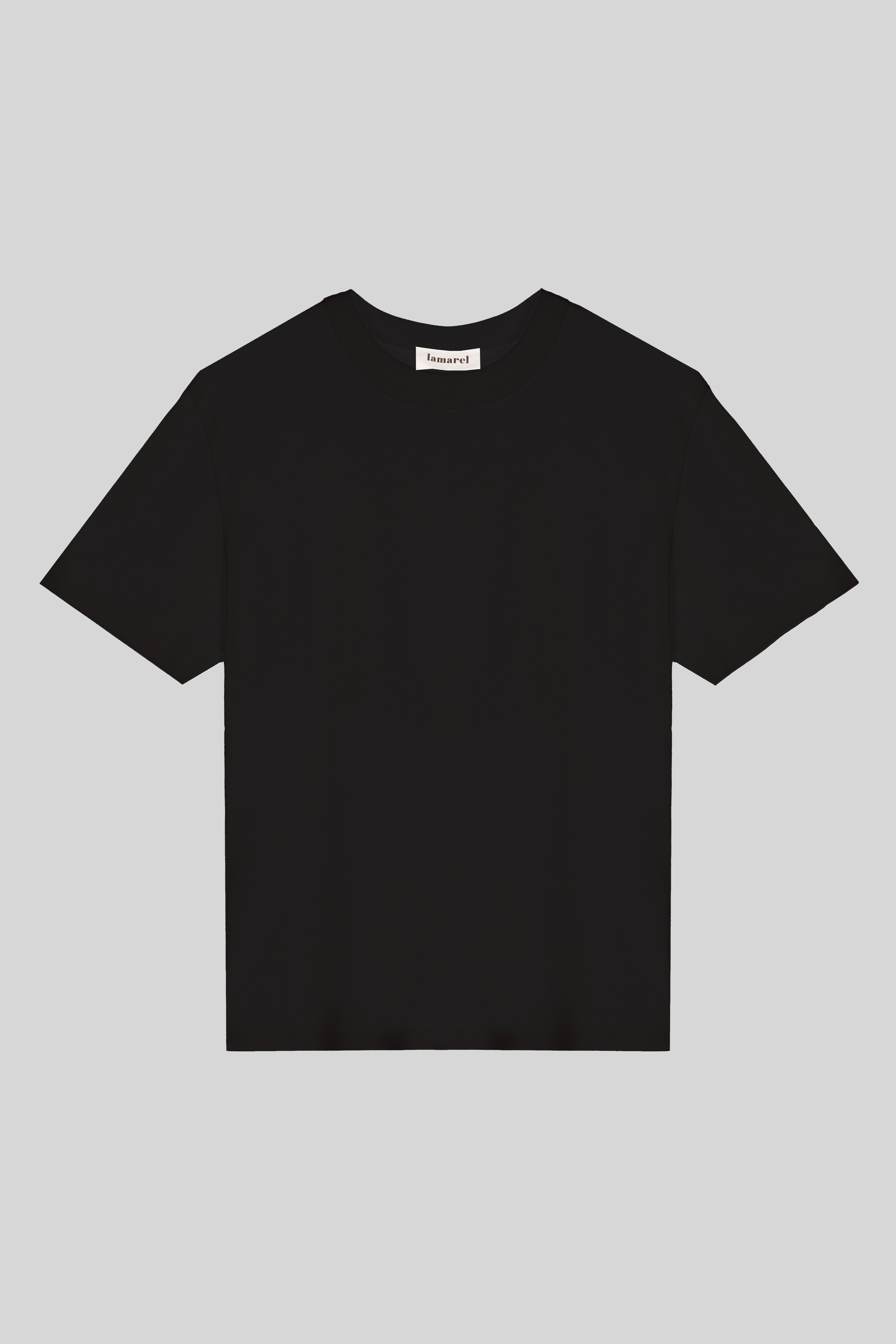 T-SHIRT RIBBED OVERSIZED