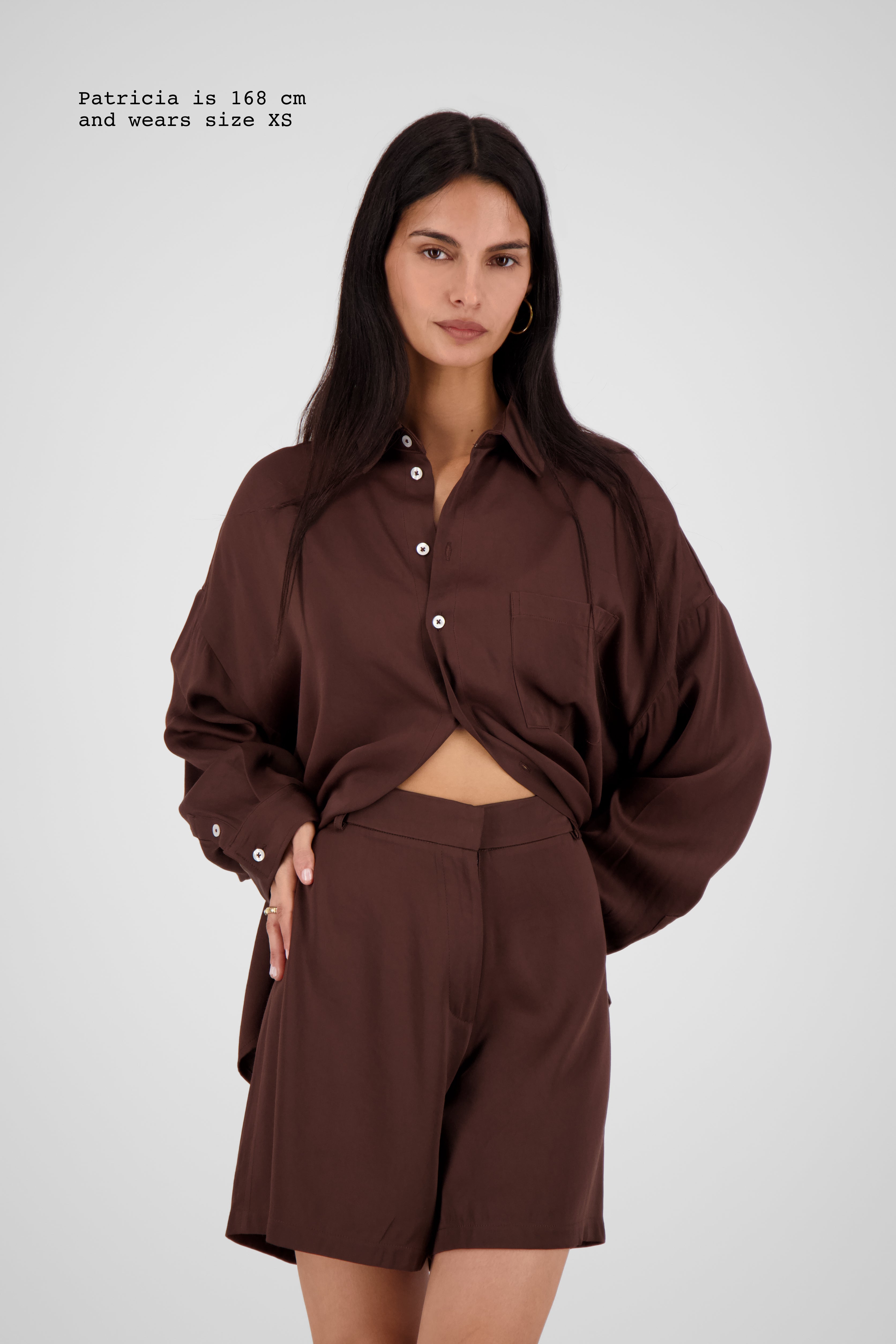 VISCOSE TAILORED SHORTS