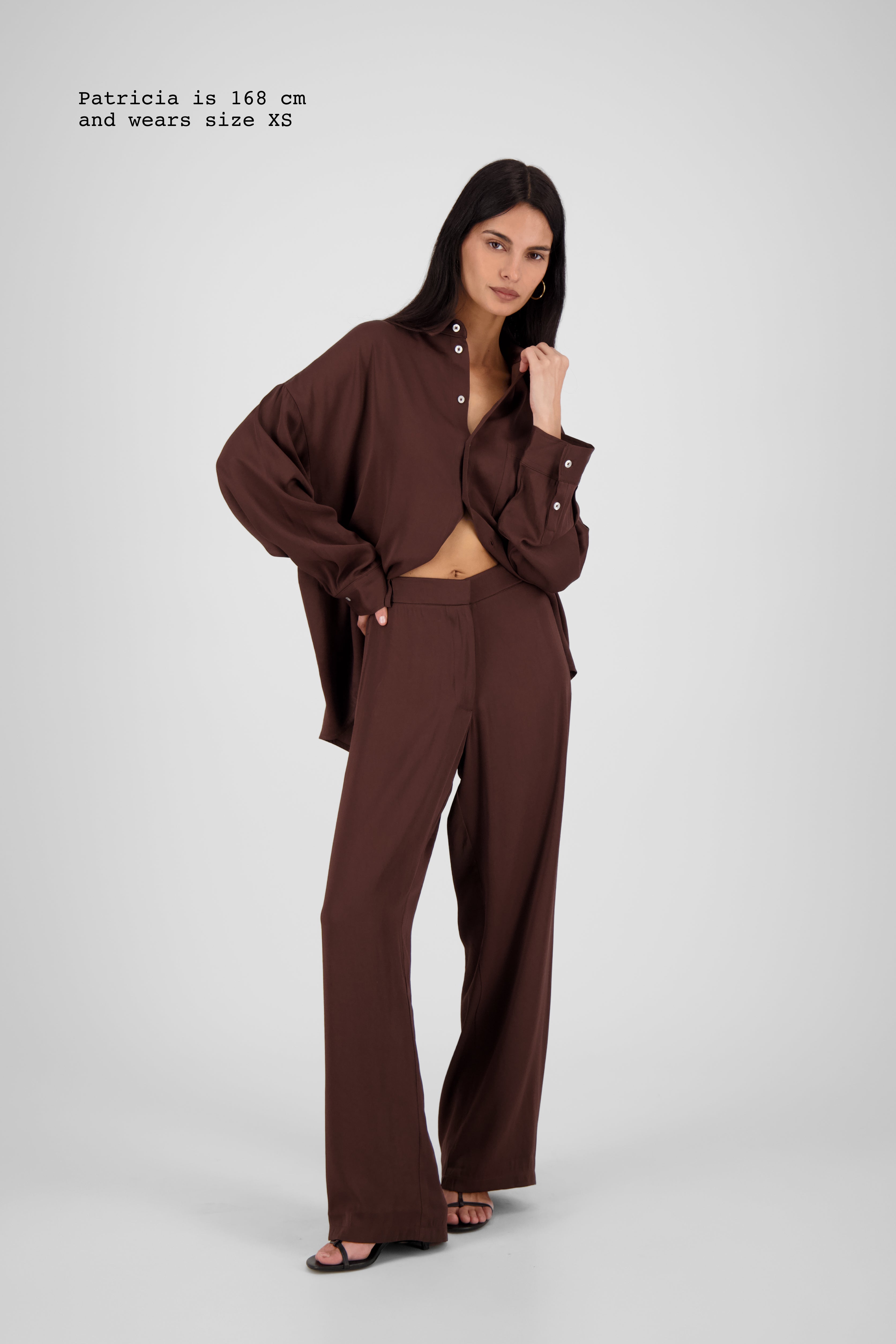VISCOSE TAILORED PANTS