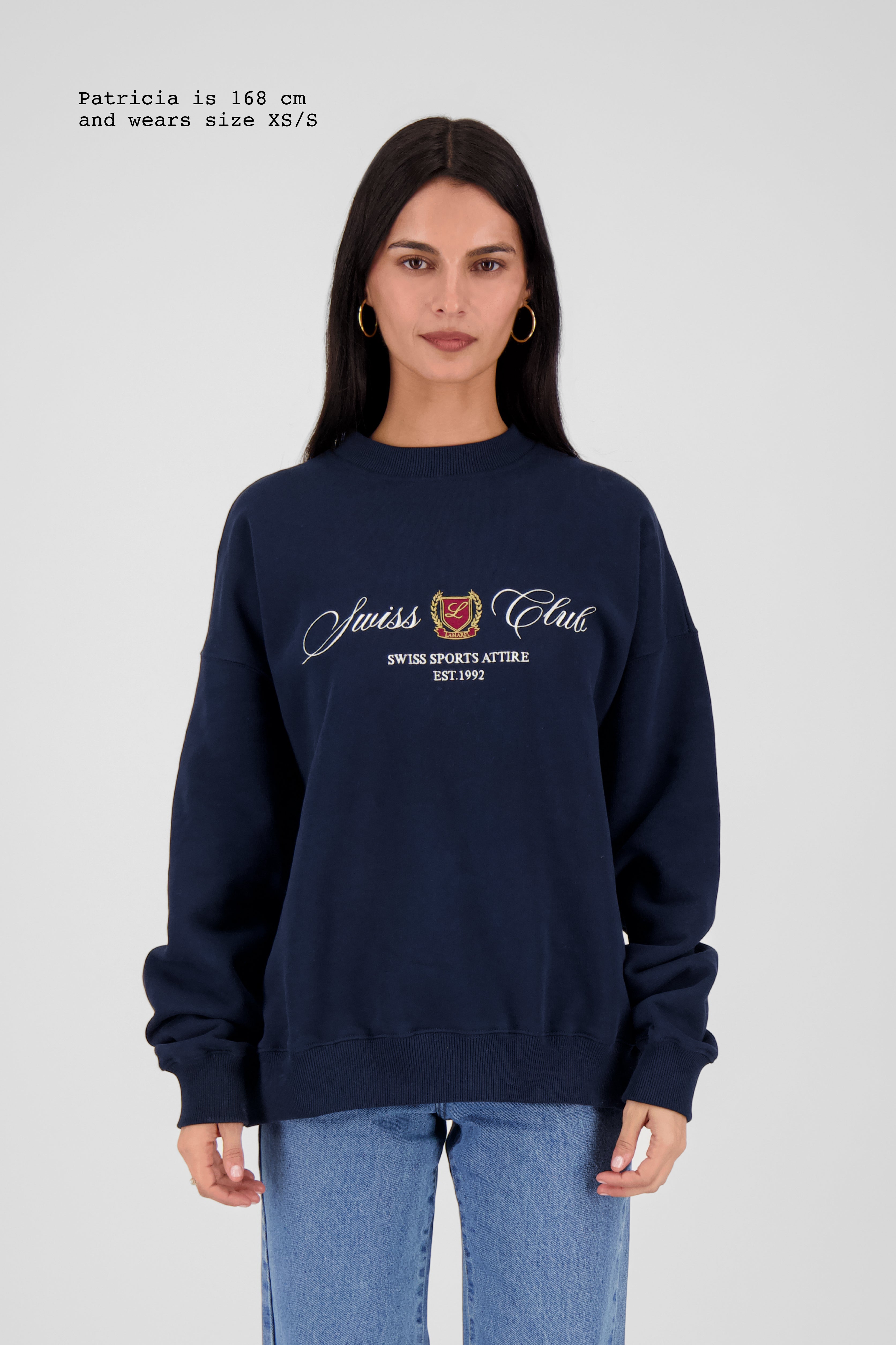 SWISS CLUB OVERSIZED SWEATER