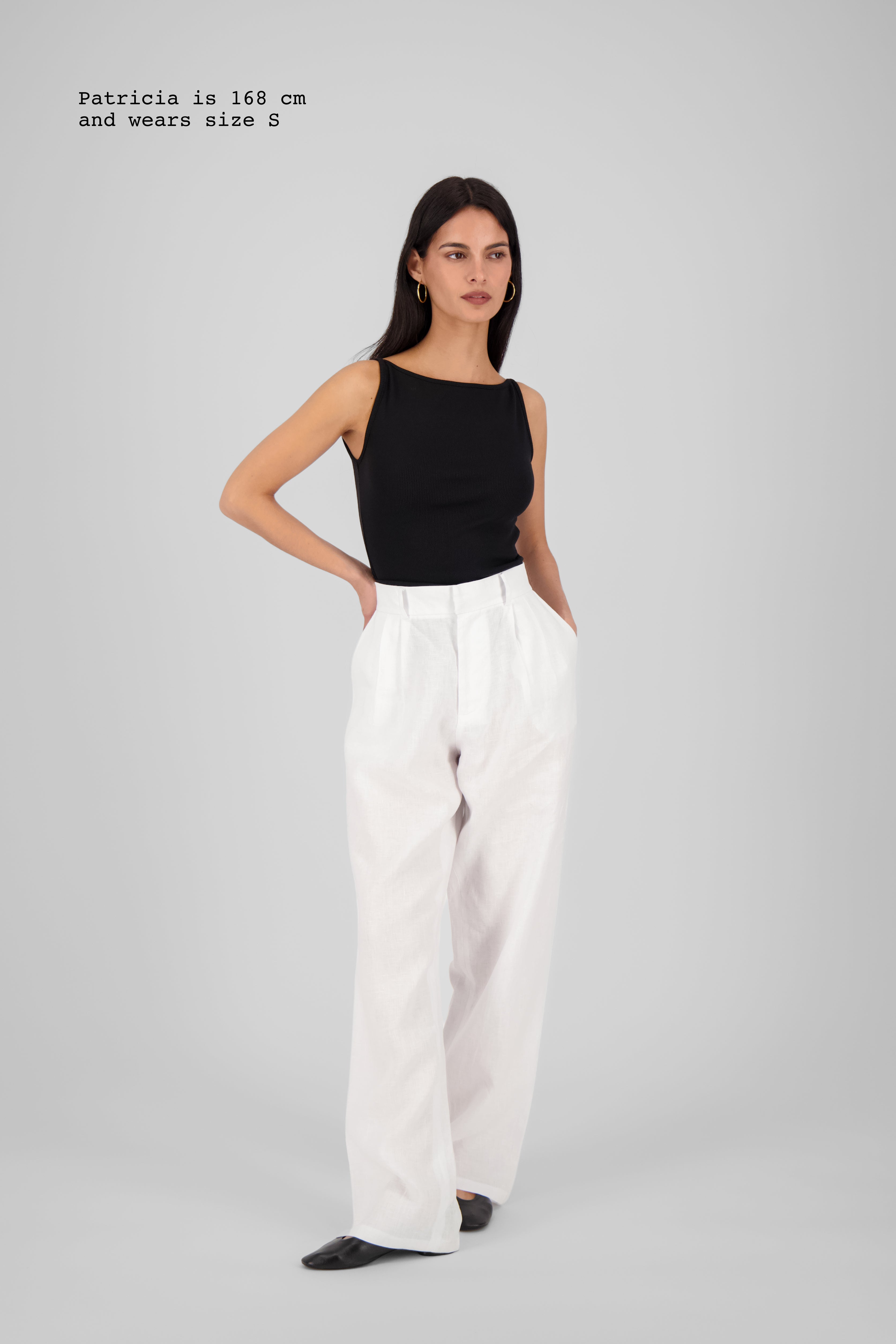 LINEN TAILORED PANTS