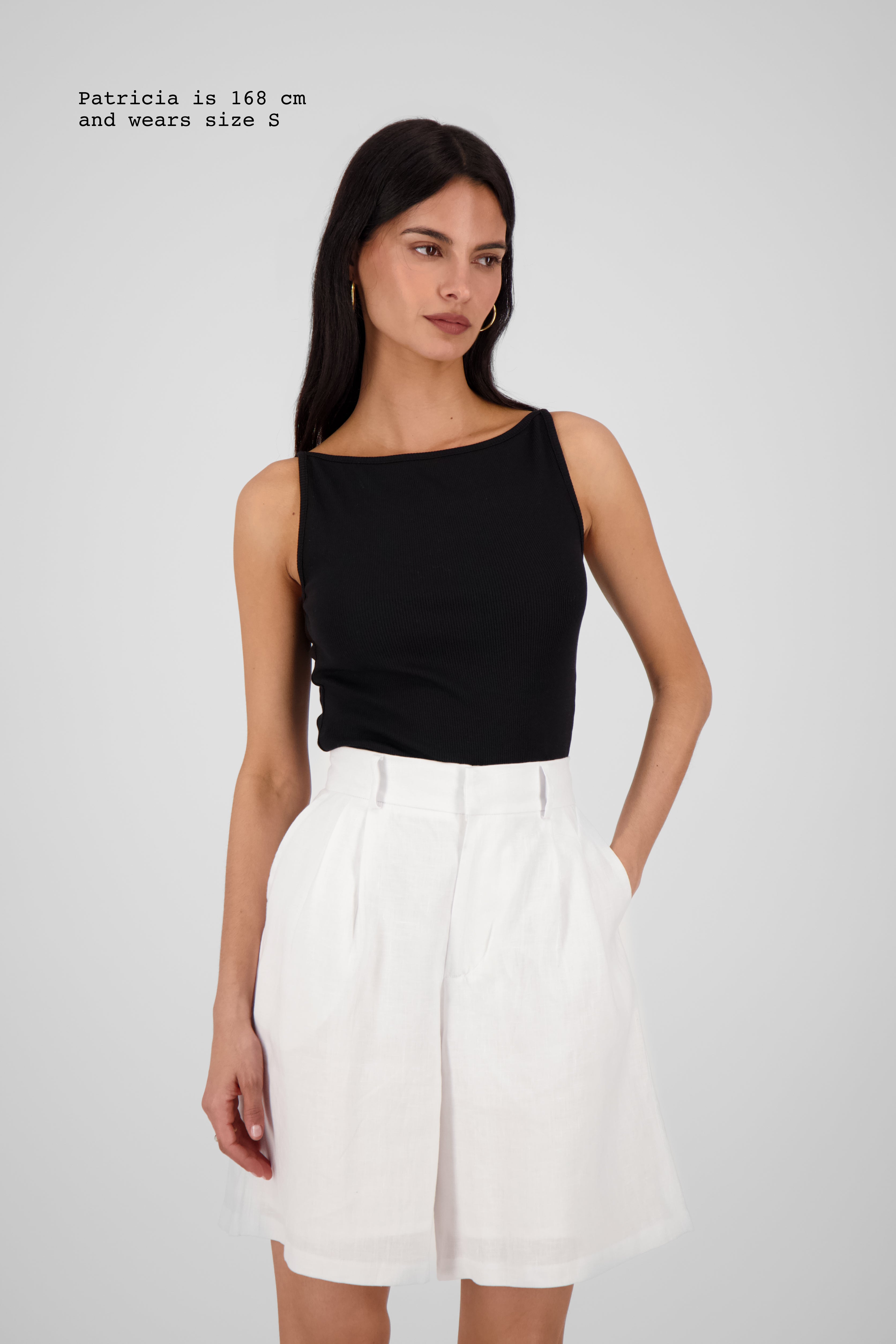 LINEN TAILORED SHORTS