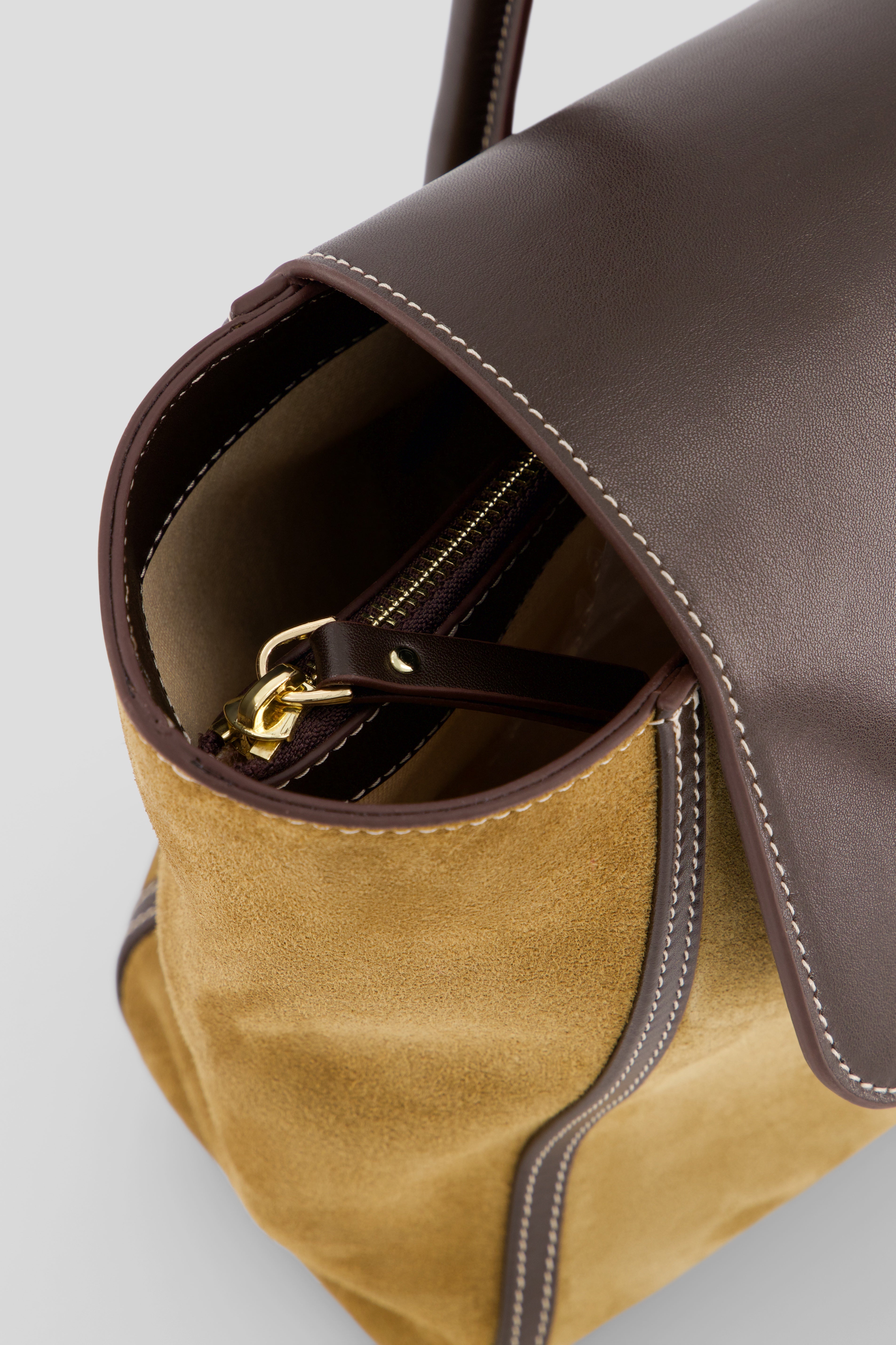 SUEDE BUSINESS BAG