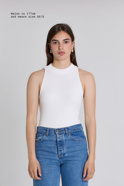 HIGH NECK TANK TOP