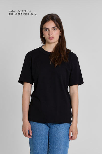 T-SHIRT RIBBED OVERSIZED