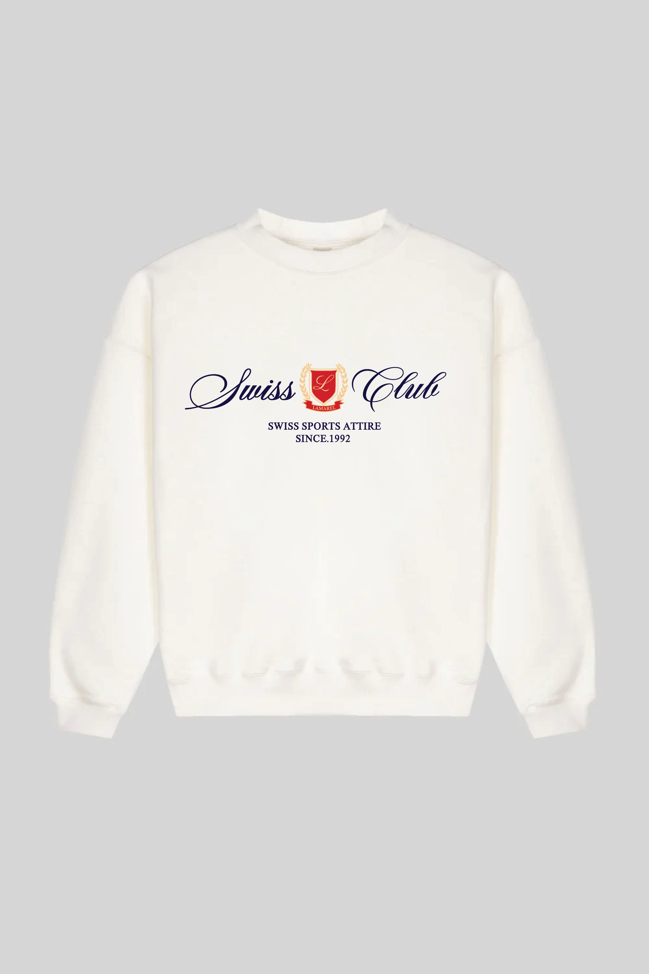 SWISS CLUB OVERSIZED SWEATER