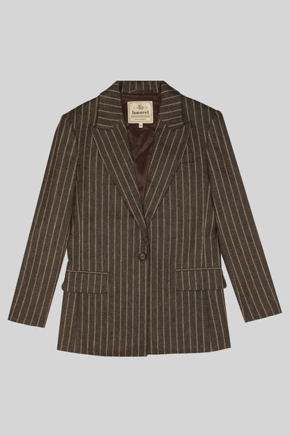 STRIPED BLAZER