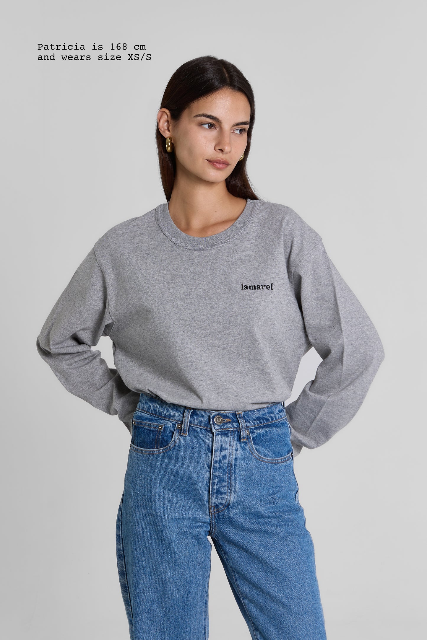 T-SHIRT OVERSIZED LONG SLEEVE LOGO