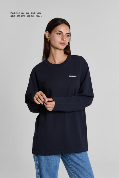 T-SHIRT OVERSIZED LONG SLEEVE LOGO