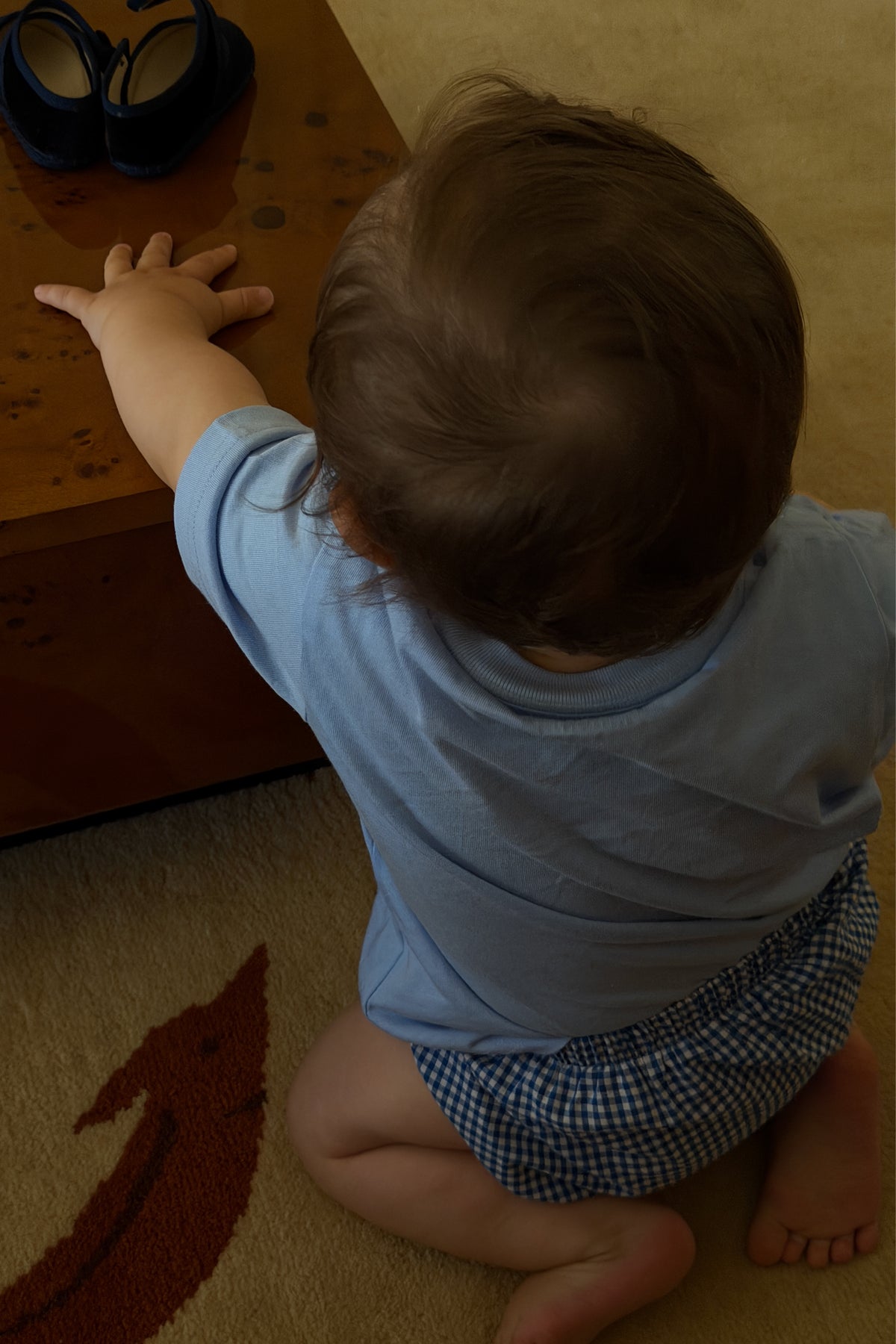 BABY VICHY SHORTS