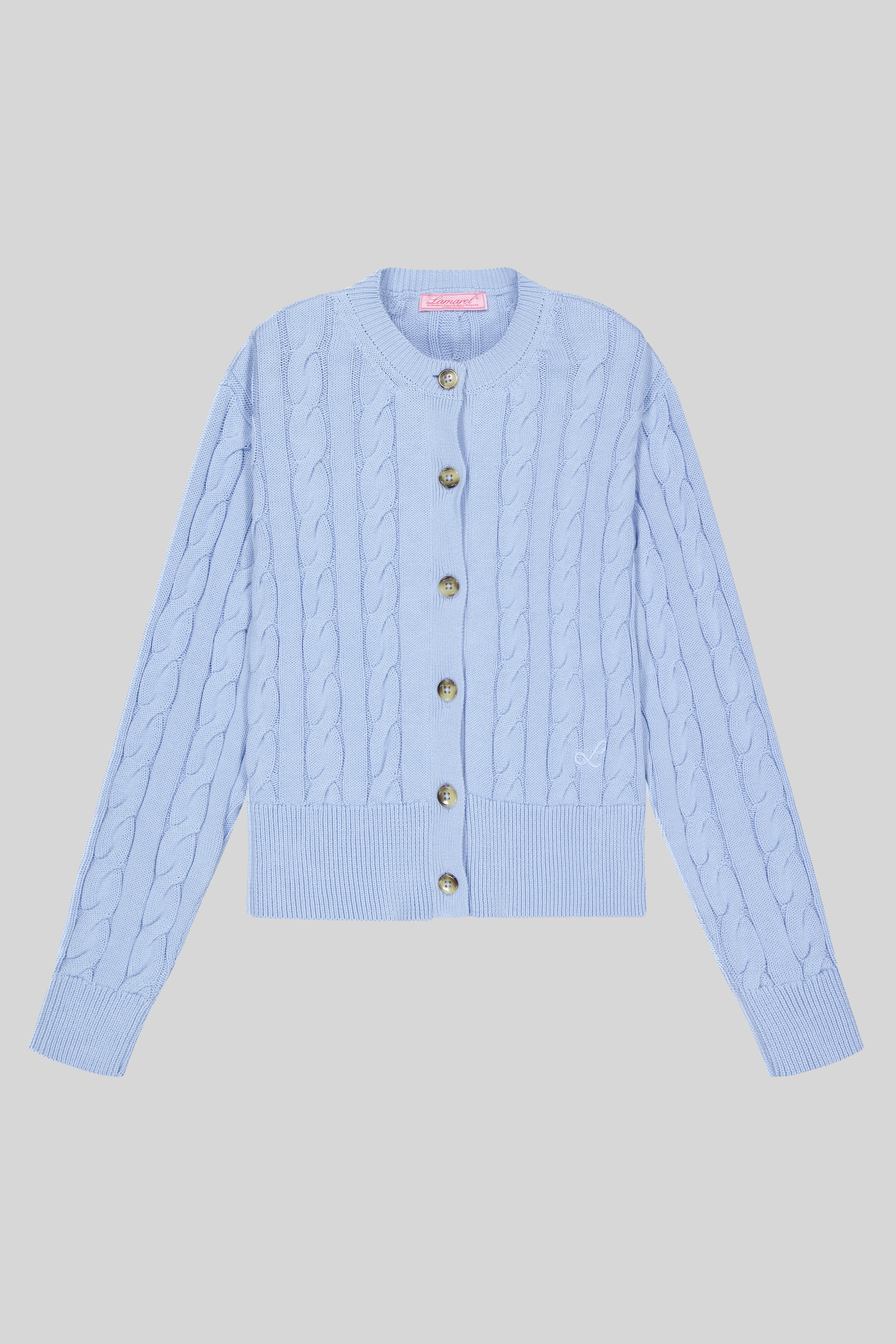 CABLE-KNIT CARDIGAN