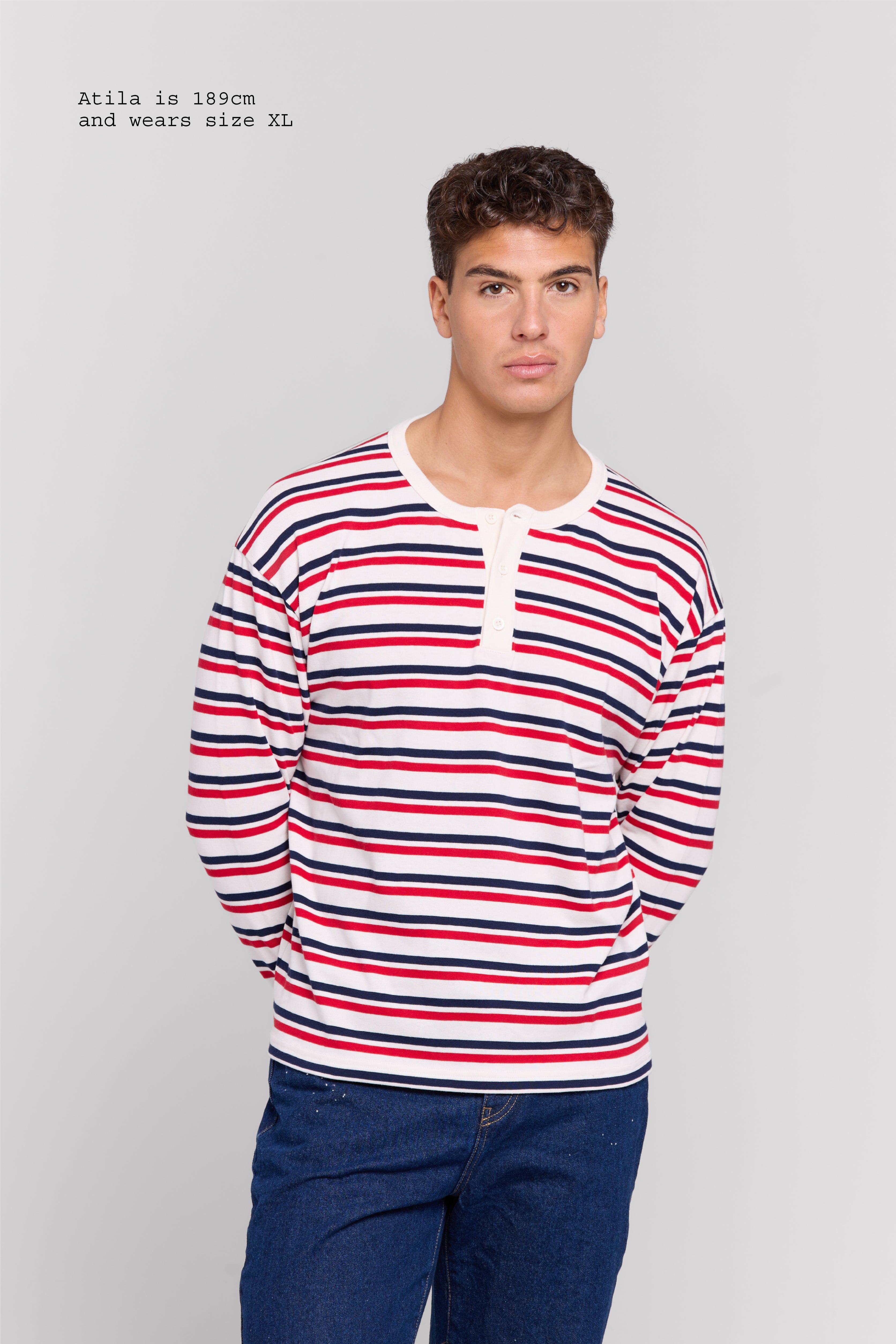 HENLEY LONG SLEEVE TOP MEN