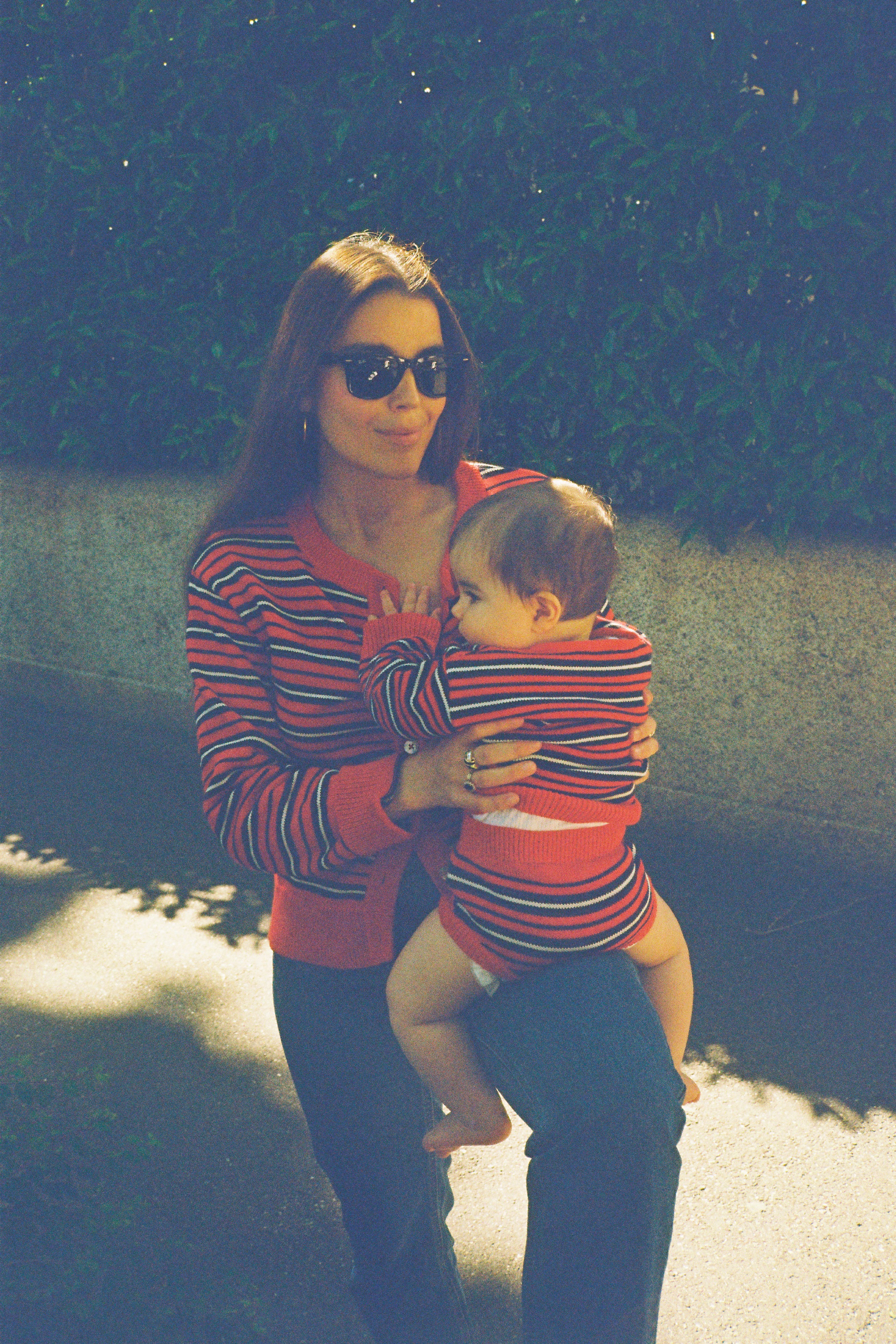 BABY STRIPED KNIT SHORTS