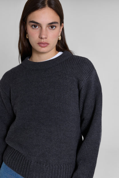 MERINO WOOL OVERSIZED SWEATER