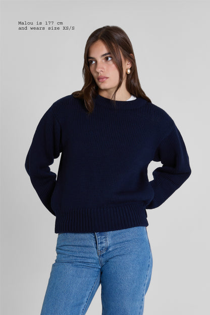 MERINO WOOL OVERSIZED SWEATER